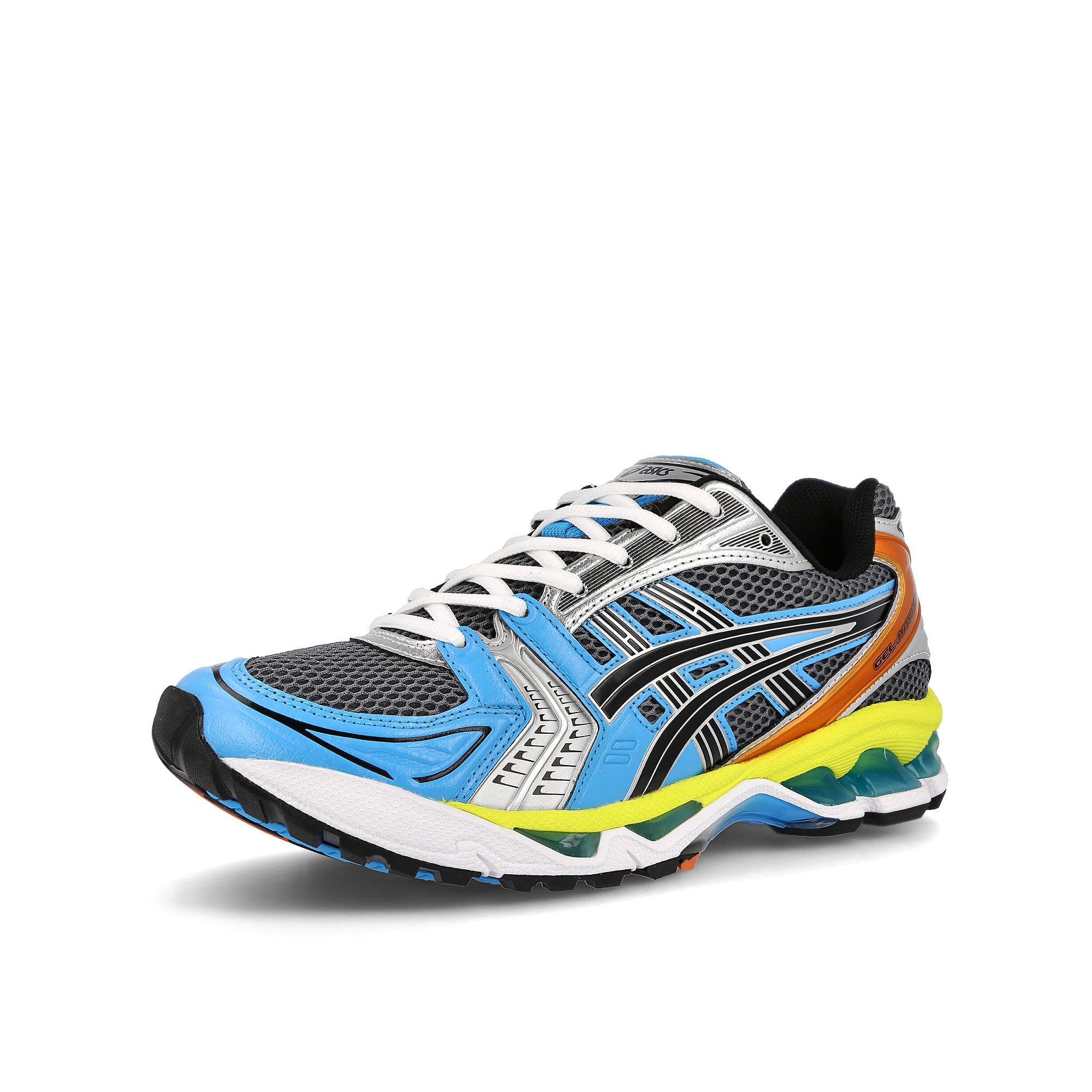 Asics Angelo Baque x Asics Gel-Kayano 14 Black-Black Low Top Sneakers  Close Up | Overkill