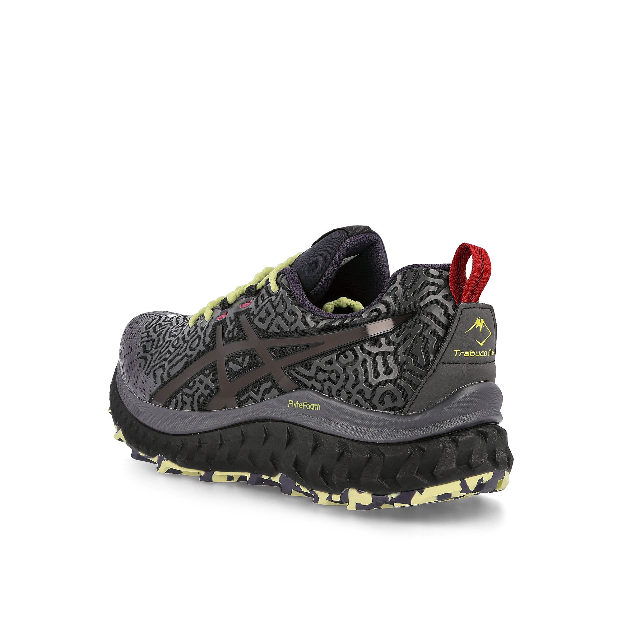 Asics Brain Dead x Asics Trabuco Max Black-Cinnabar Low Top Sneakers  Material | Overkill