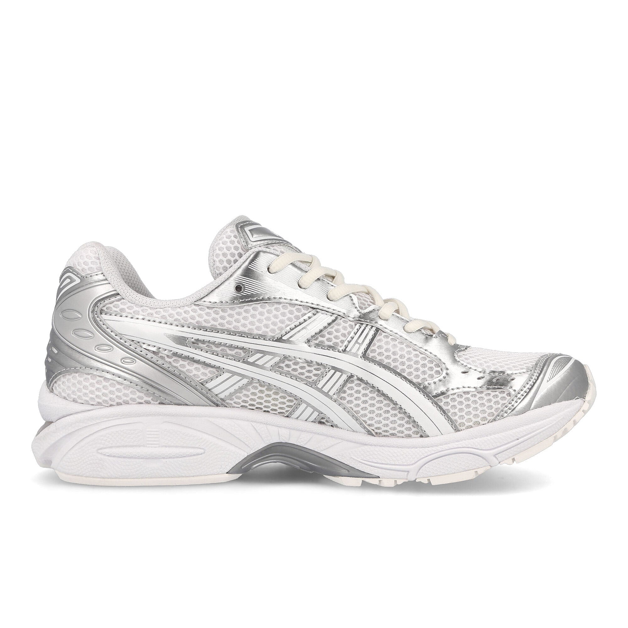 Asics Gel-Kayano 14 White / White Low Top Sneakers  Silhouette | Overkill