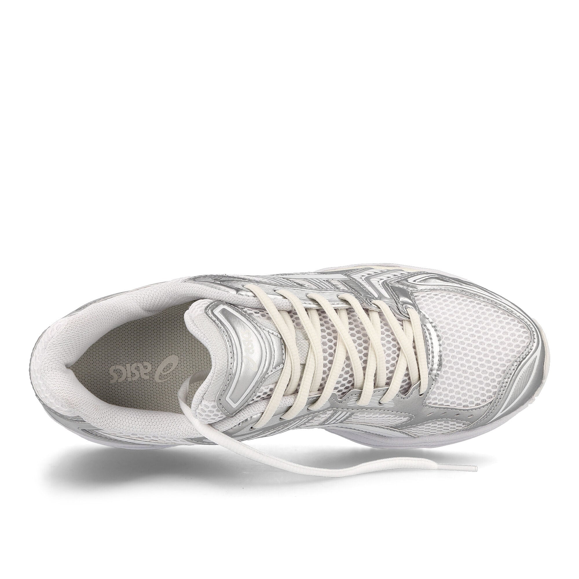 Asics Gel-Kayano 14 White / White Low Top Sneakers  Detailfoto | Overkill