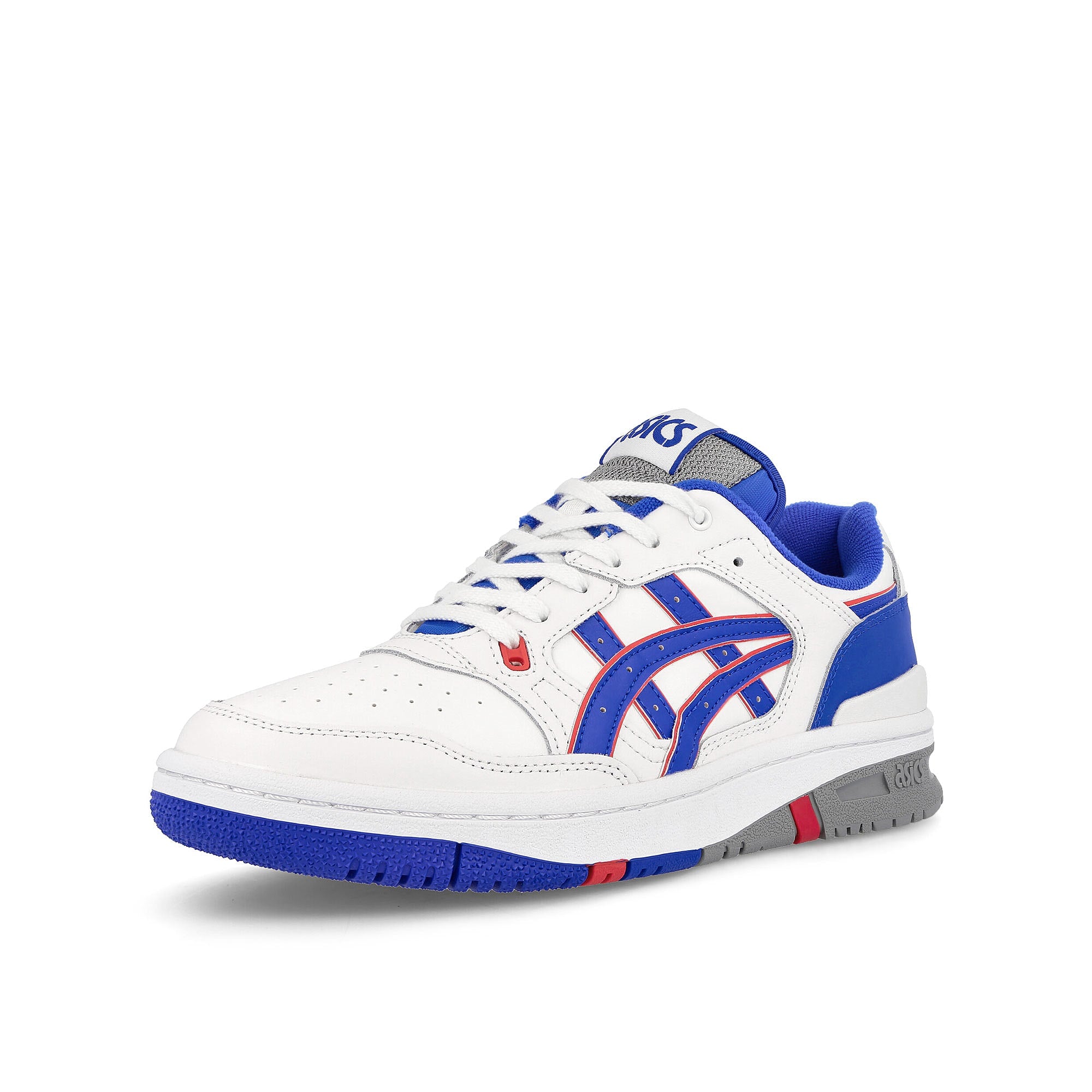 Asics EX89 White / Illusion Blue Low Top Sneakers  Close Up | Overkill