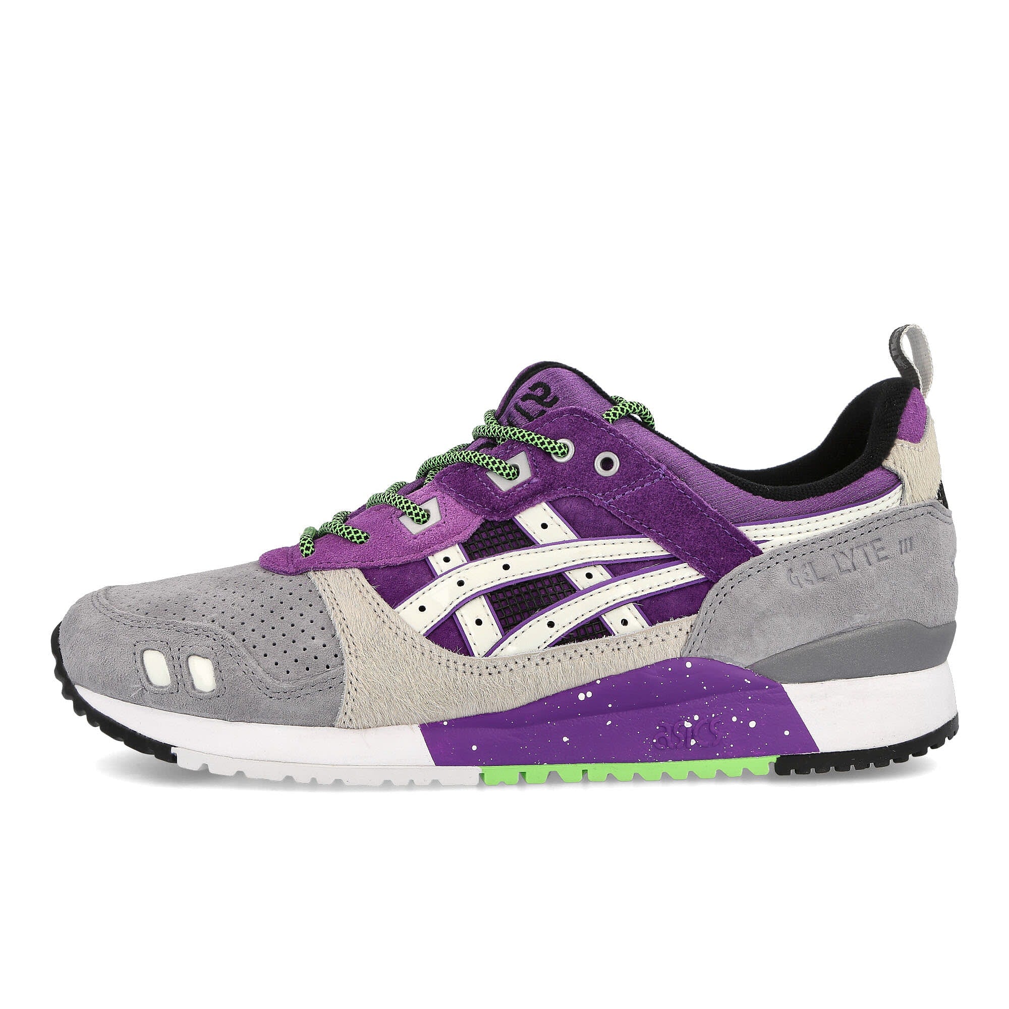 Asics Atmos x Sneaker Freaker x Asics Gel Lyte III OG Sheet Rock / Gentry Purple  1201A529-020 | Overkill