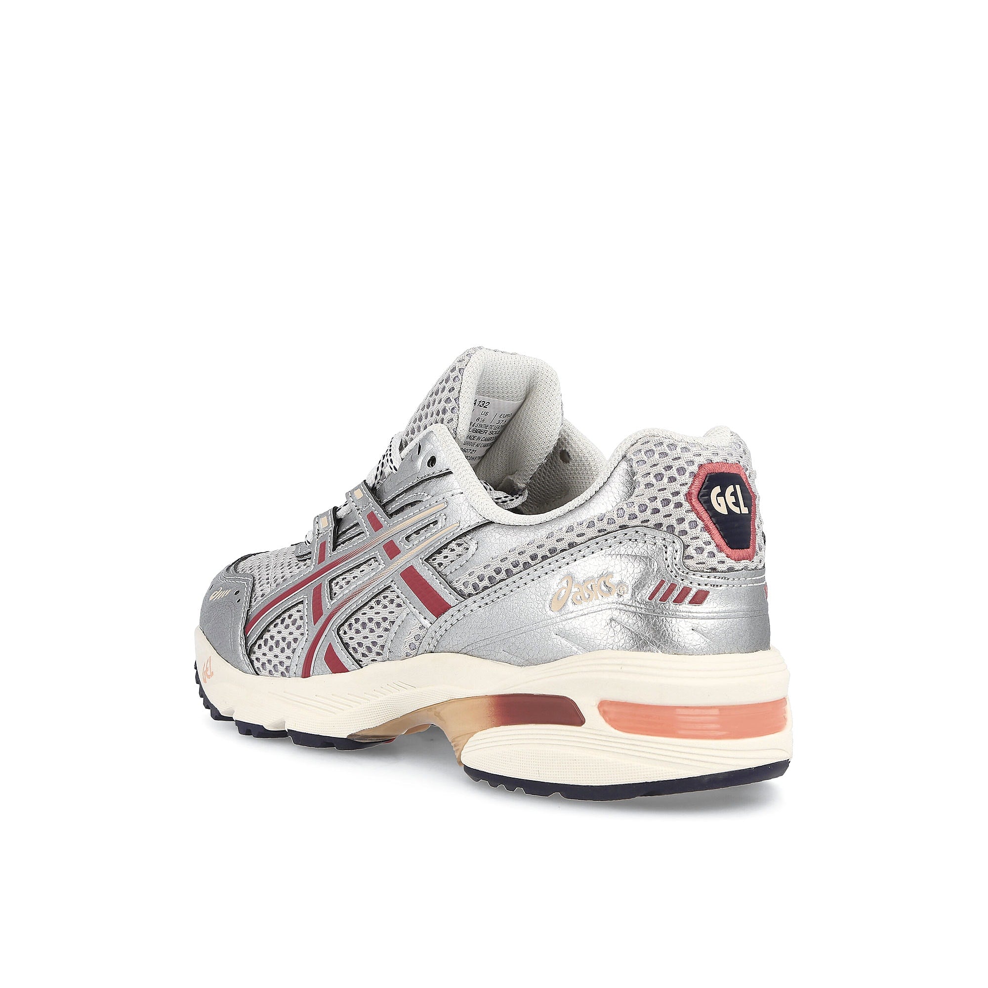 Asics wmns gel-1090 Glacier Grey / Pure Silver  Close-up | Overkill