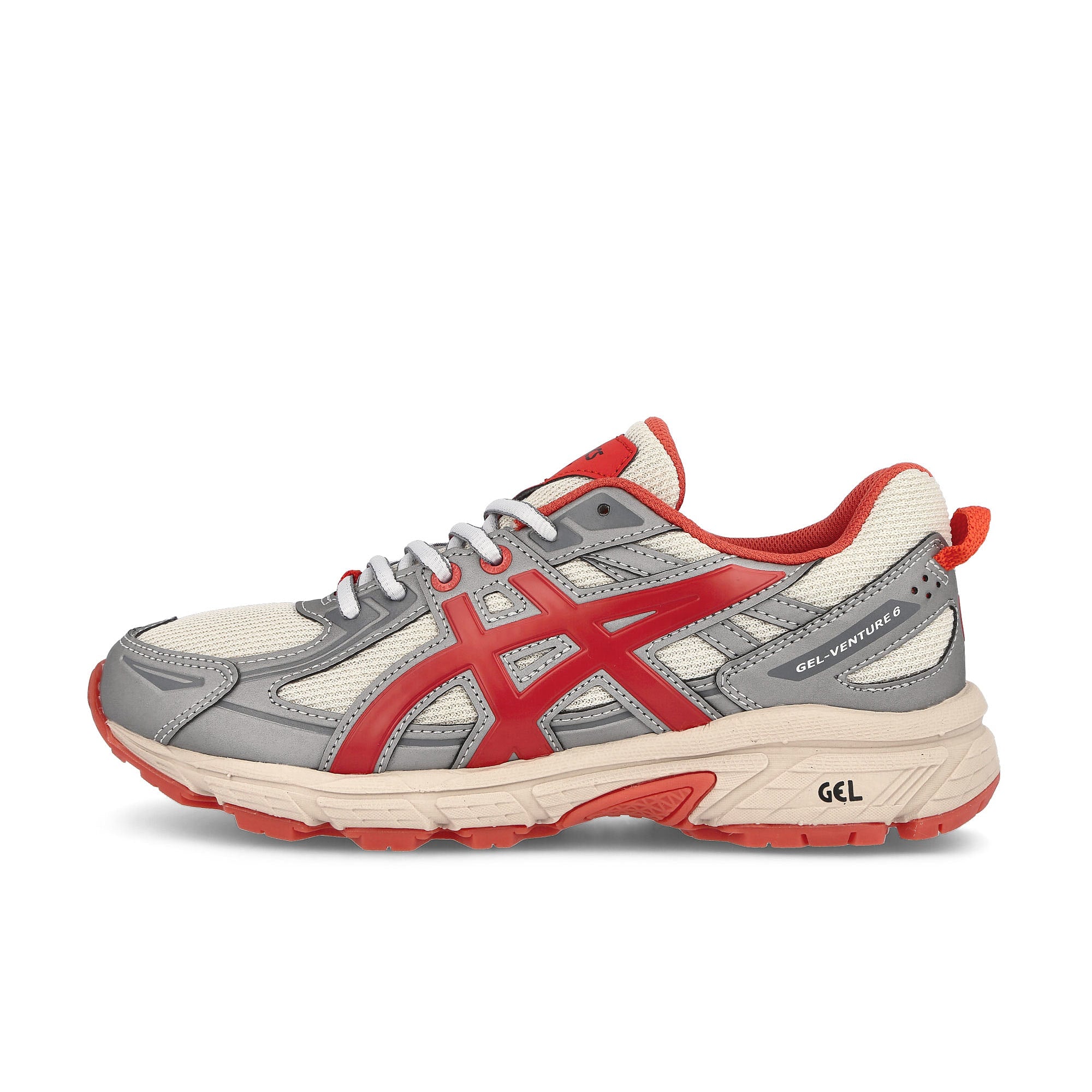 Asics Kirsh x Asics Wmns Gel-Venture 6 Birch-Fiery Red Sneakers 1202A263-200 | Overkill