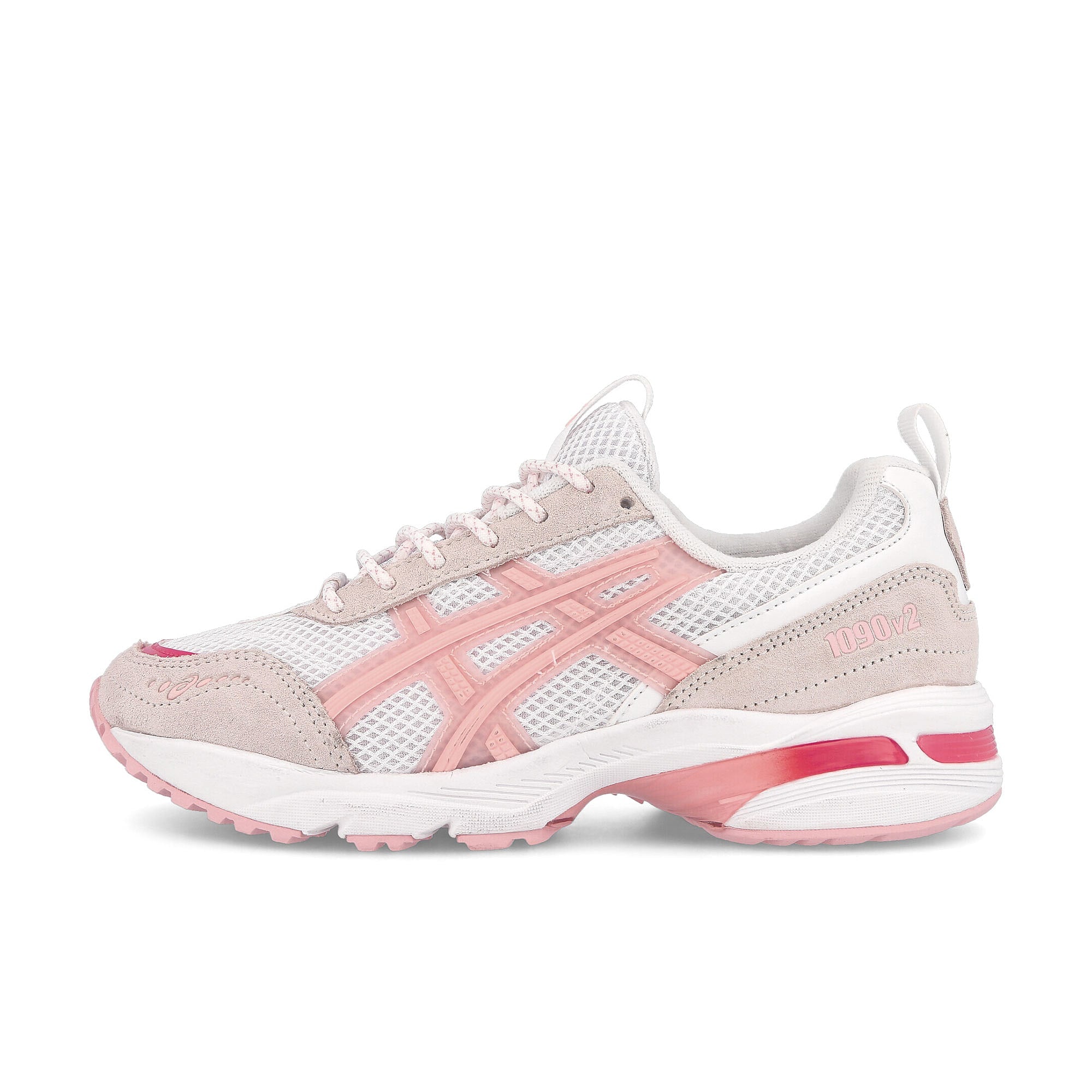 Asics wmns gel-1090v2 White-Frosted Rose Low Top Sneakers 1202A383-100 | Overkill