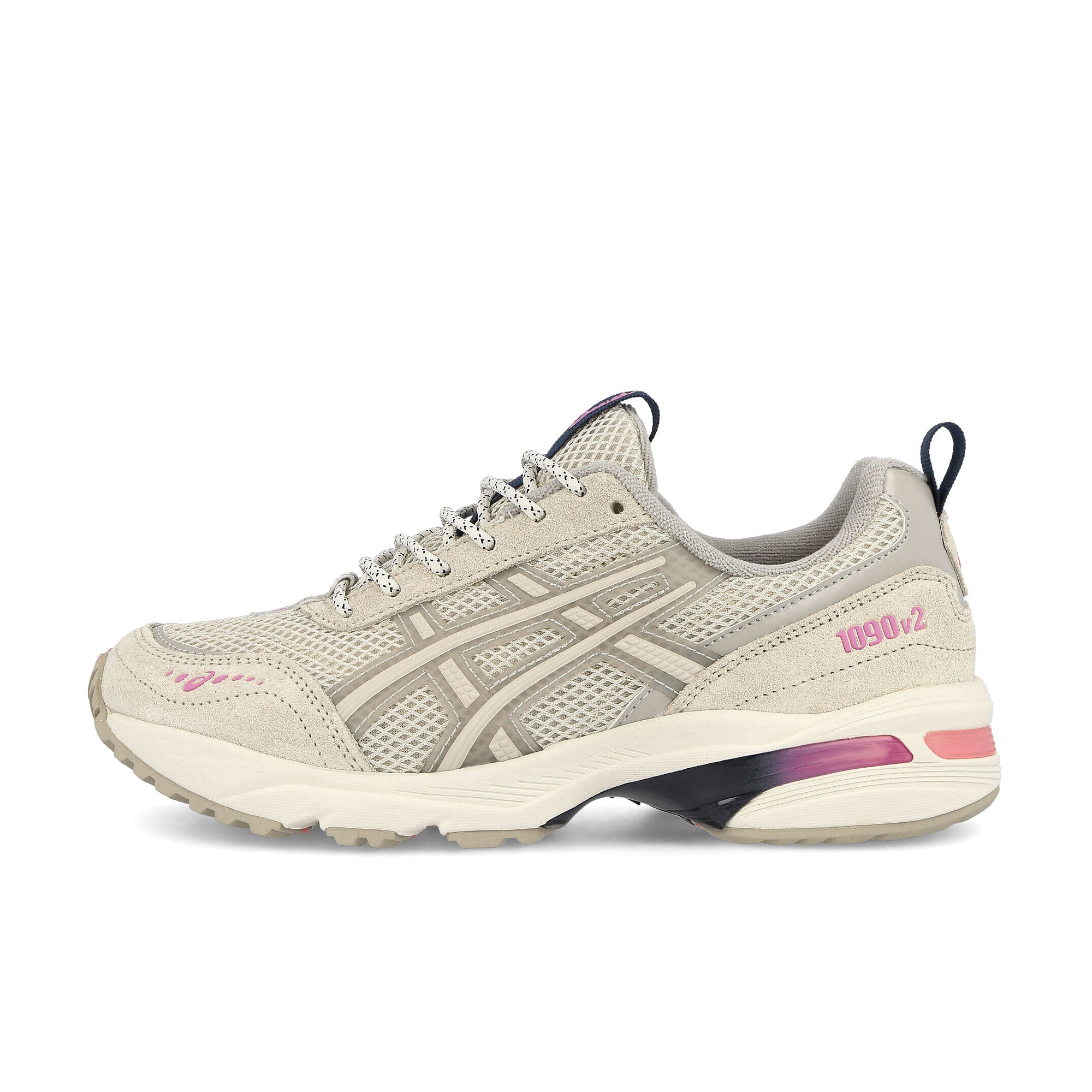 Asics Gel-1090v2 Oatmeal-Oyster Grey Low Top Sneakers 1202A383-201 | Overkill