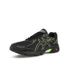 Asics Gel-Venture 6 Black-Lime Green Low Top Sneakers  Close Up | Overkill