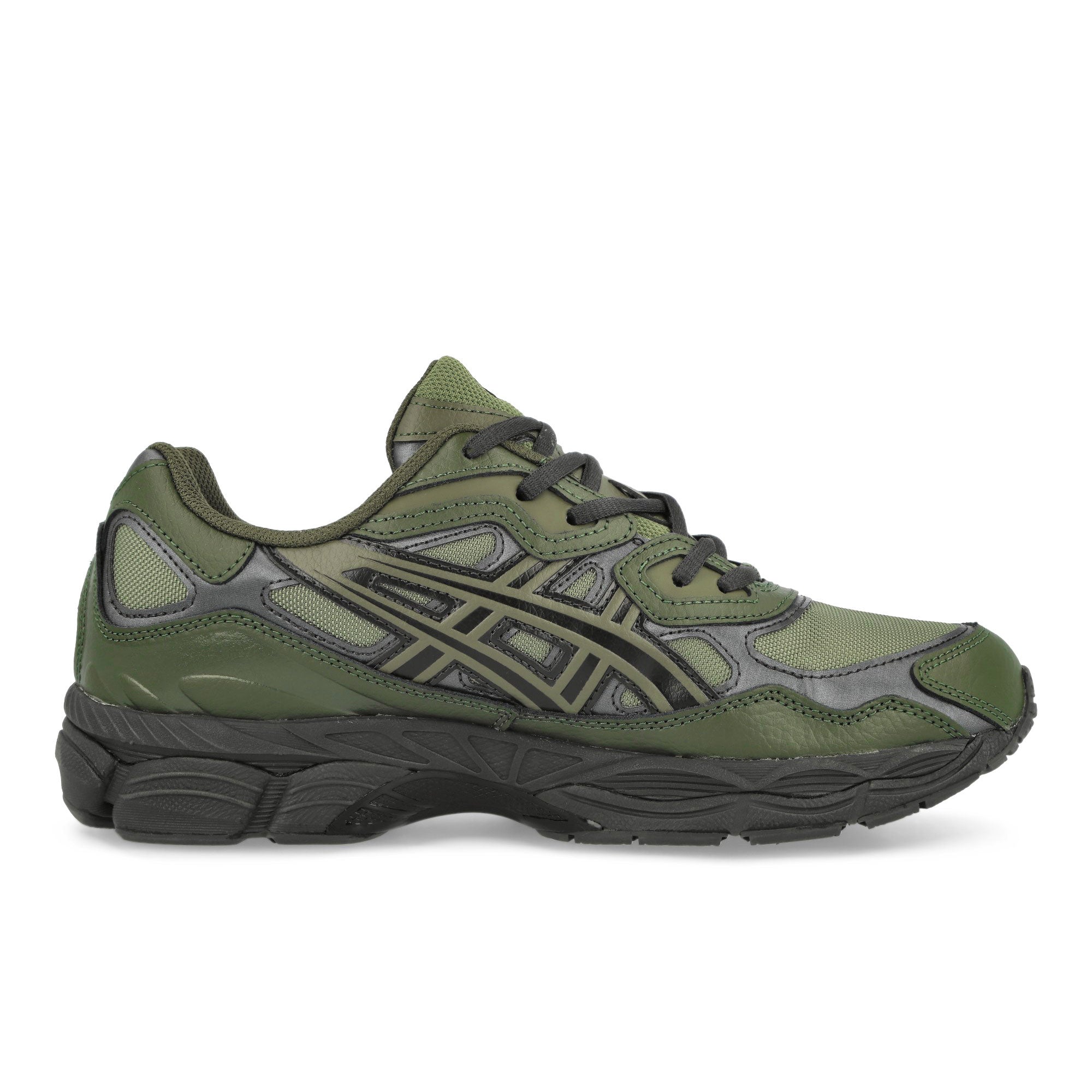 Asics Gel-NYC Moss / Forest Low Top Sneakers  Silhouette | Overkill