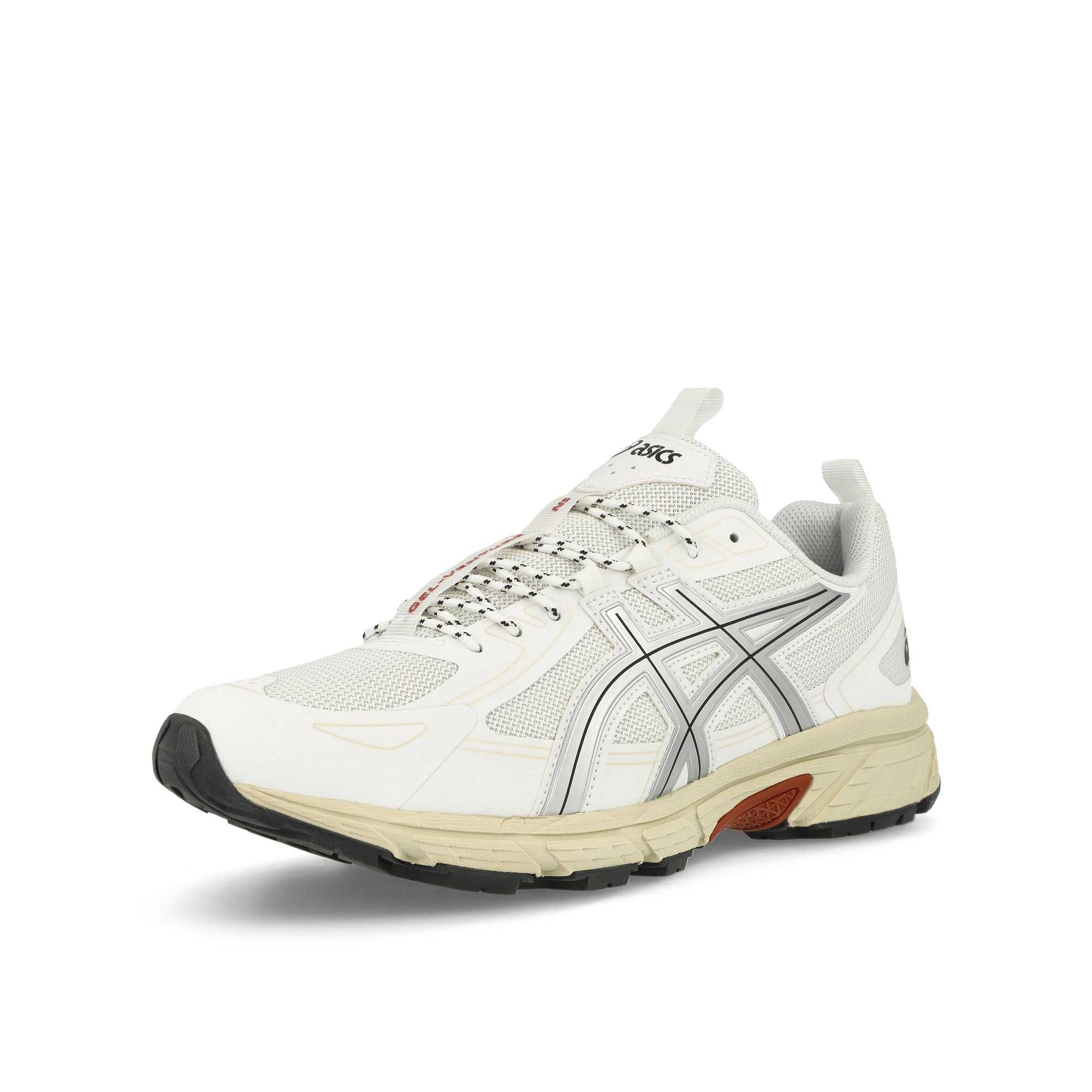 Asics Gel Venture 6 NS White / Pure Silver Low Top Sneakers  Close Up | Overkill
