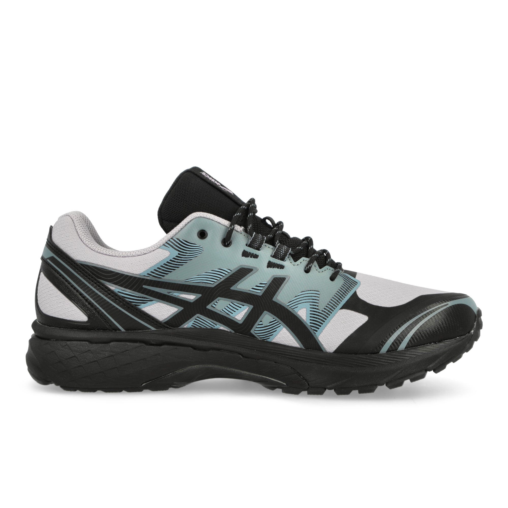 Asics Gel-Terrain Faded Ash Rock / Black Low Top Sneakers  Silhouette | Overkill