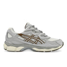 Asics  Gel-NYC Cream / Cement Grey Low Top Sneakers 1203A383-114 Silhouette | Overkill
