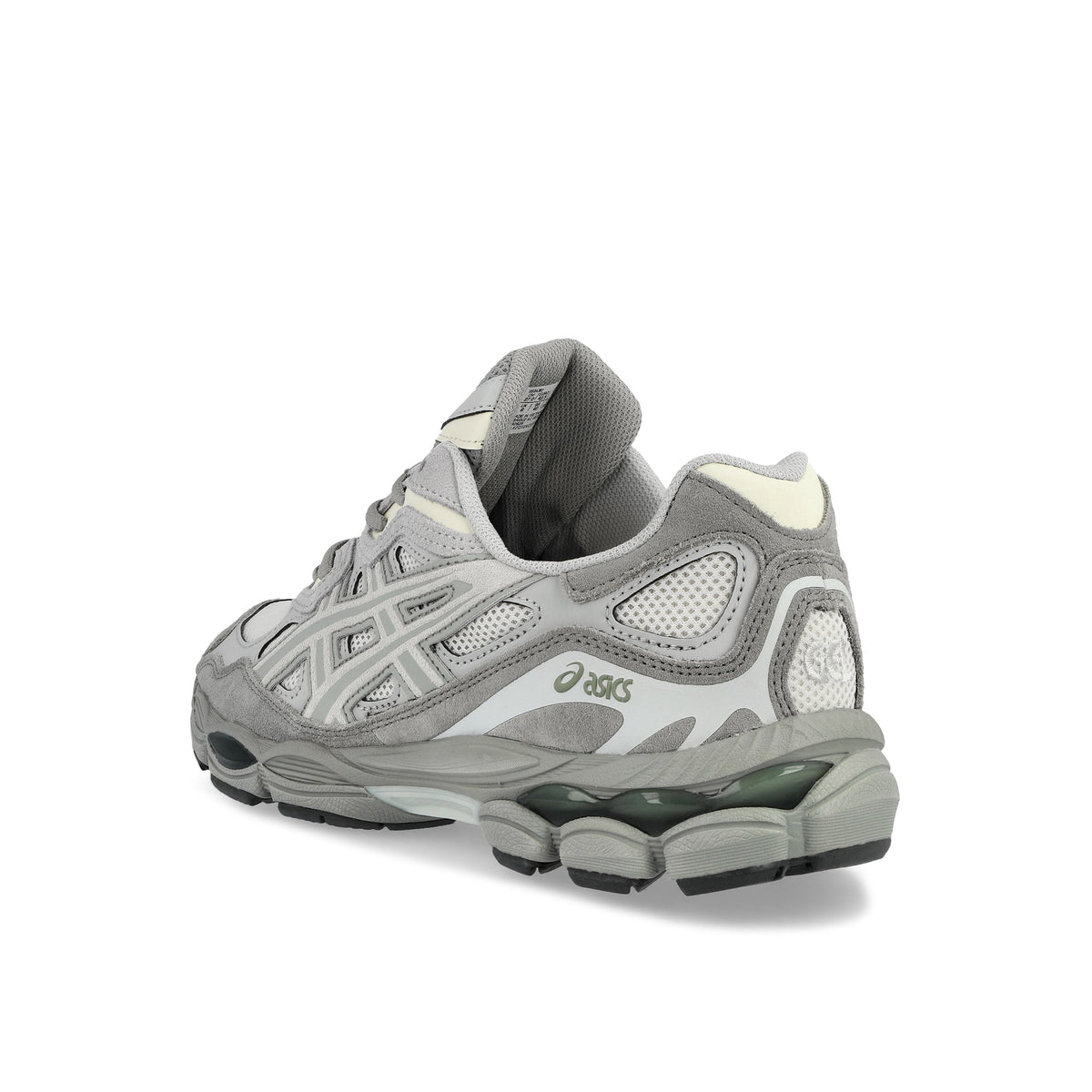 Asics Gel-NYC Cream / Light Sage Low Top Sneakers 1203A383-119 Material | Overkill
