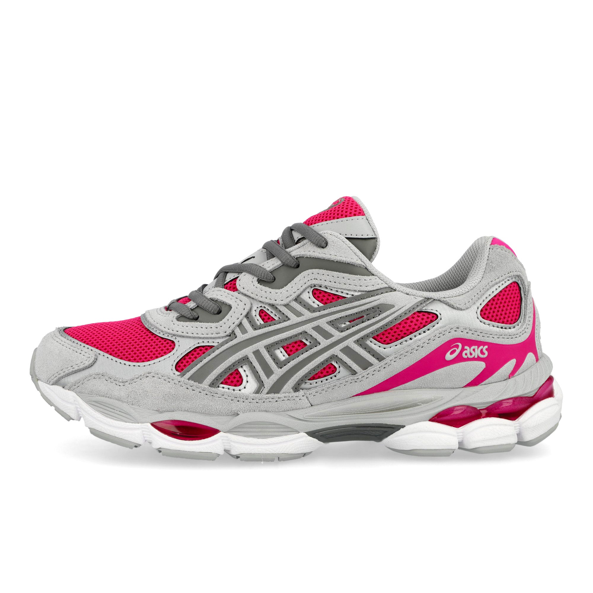 Asics Gel-NYC Pink Glo / Concrete Low Top Sneakers 1203A383-701 | Overkill
