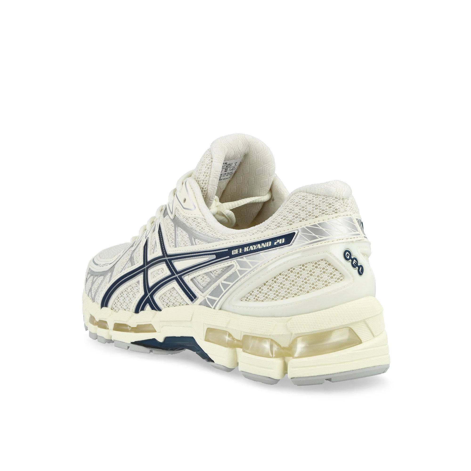Asics Gel-Kayano 20 Cream / Independence Blue Low Top Sneakers 1203A388-104 Material | Overkill
