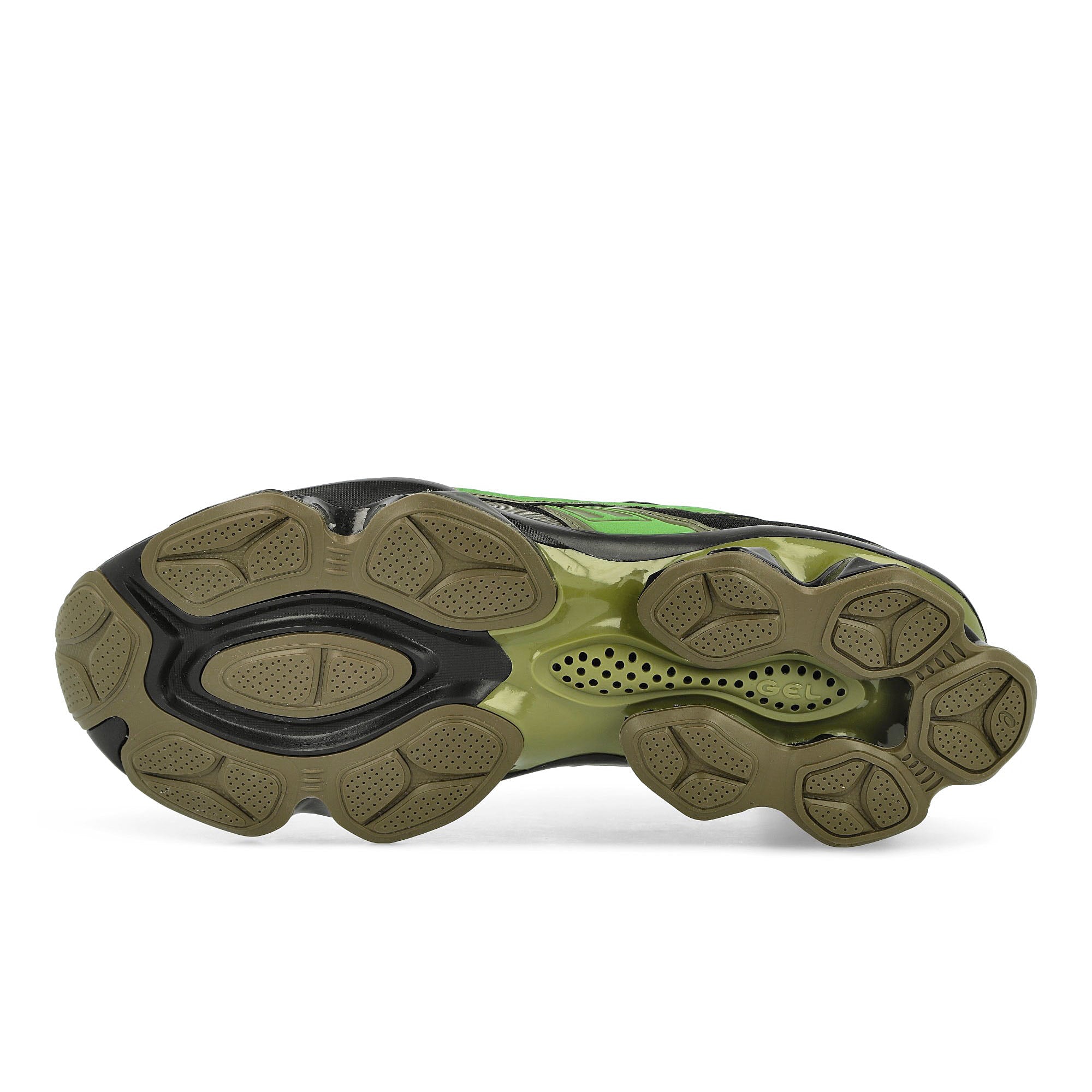 Asics US5-S Gel Quantum Kinetic Moss / Bamboo Low Top Sneakers  Detail View 1 | Overkill