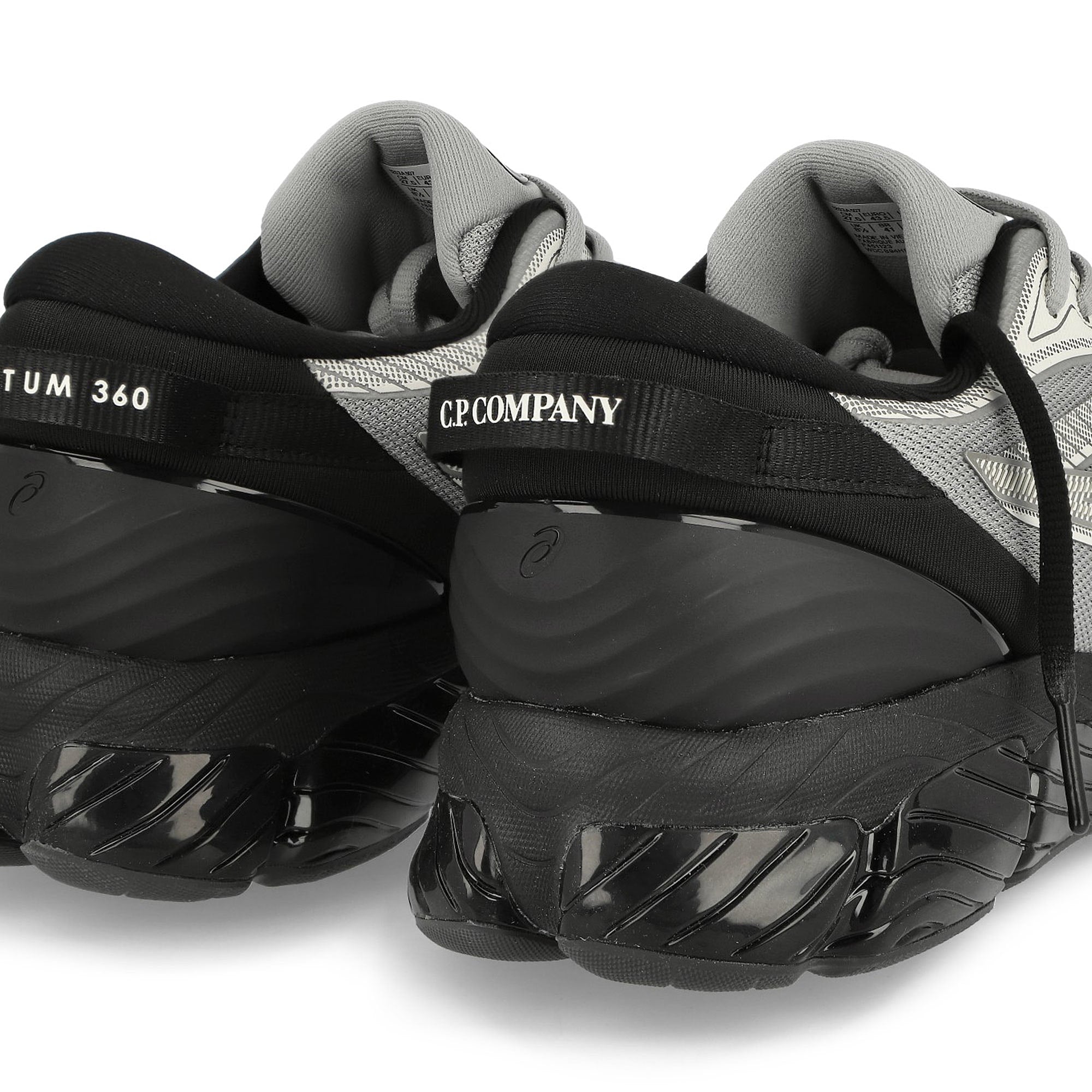 Asics C.P. Company x Asics Gel-Quantum 360 VIII Cement Grey / Cement Grey Low Top Sneakers  Detailfoto | Overkill