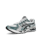 Asics Gel-Kayano 14 White / Fjord Grey Low Top Sneakers  Close Up | Overkill