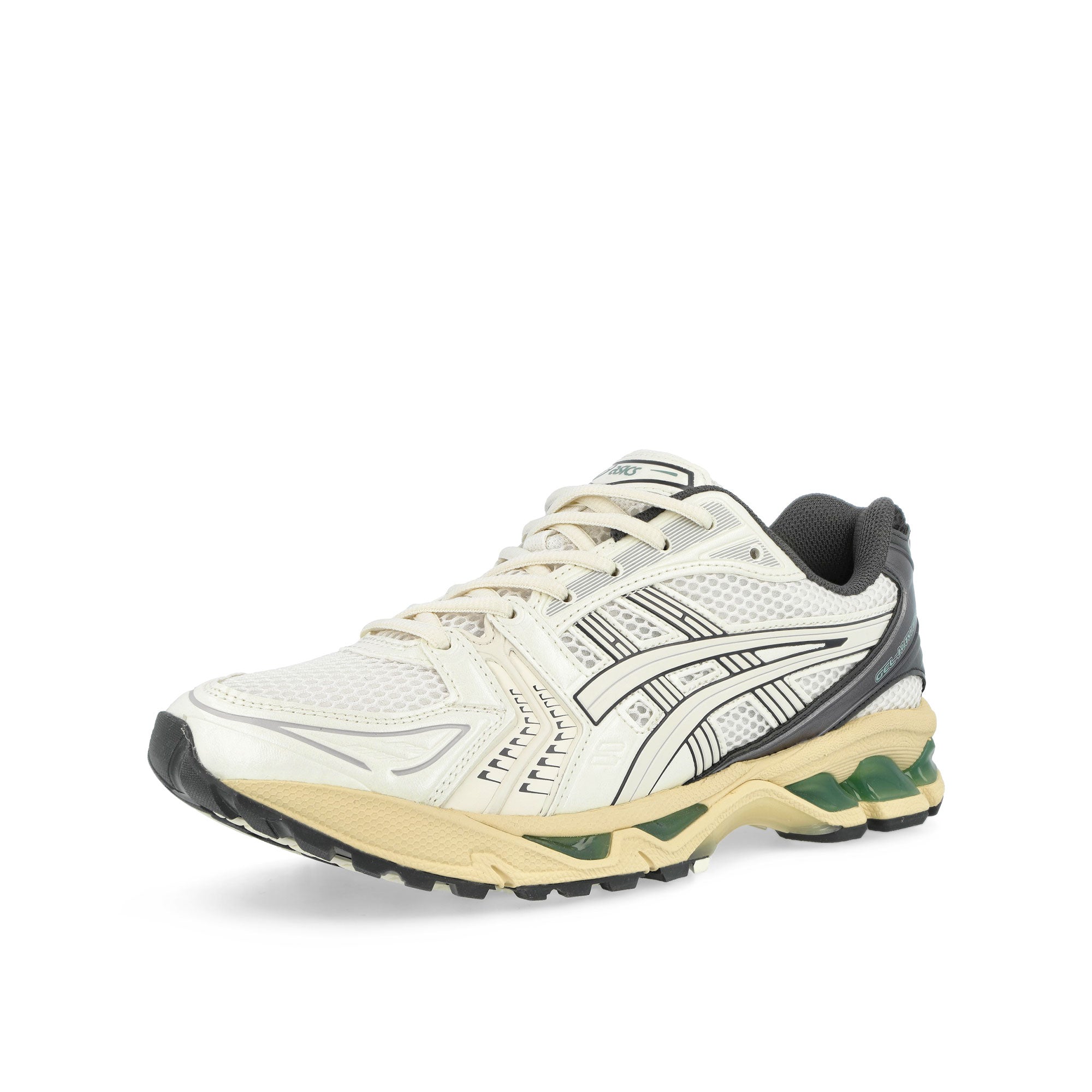 Asics Gel-Kayano 14 Cream / Obsidian Grey Low Top Sneakers 1203A537-113 Close-up | Overkill
