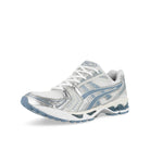 Asics  Gel-Kayano 14 White / Light Navy Low Top Sneakers  1203A537-115 Close-up | Overkill
