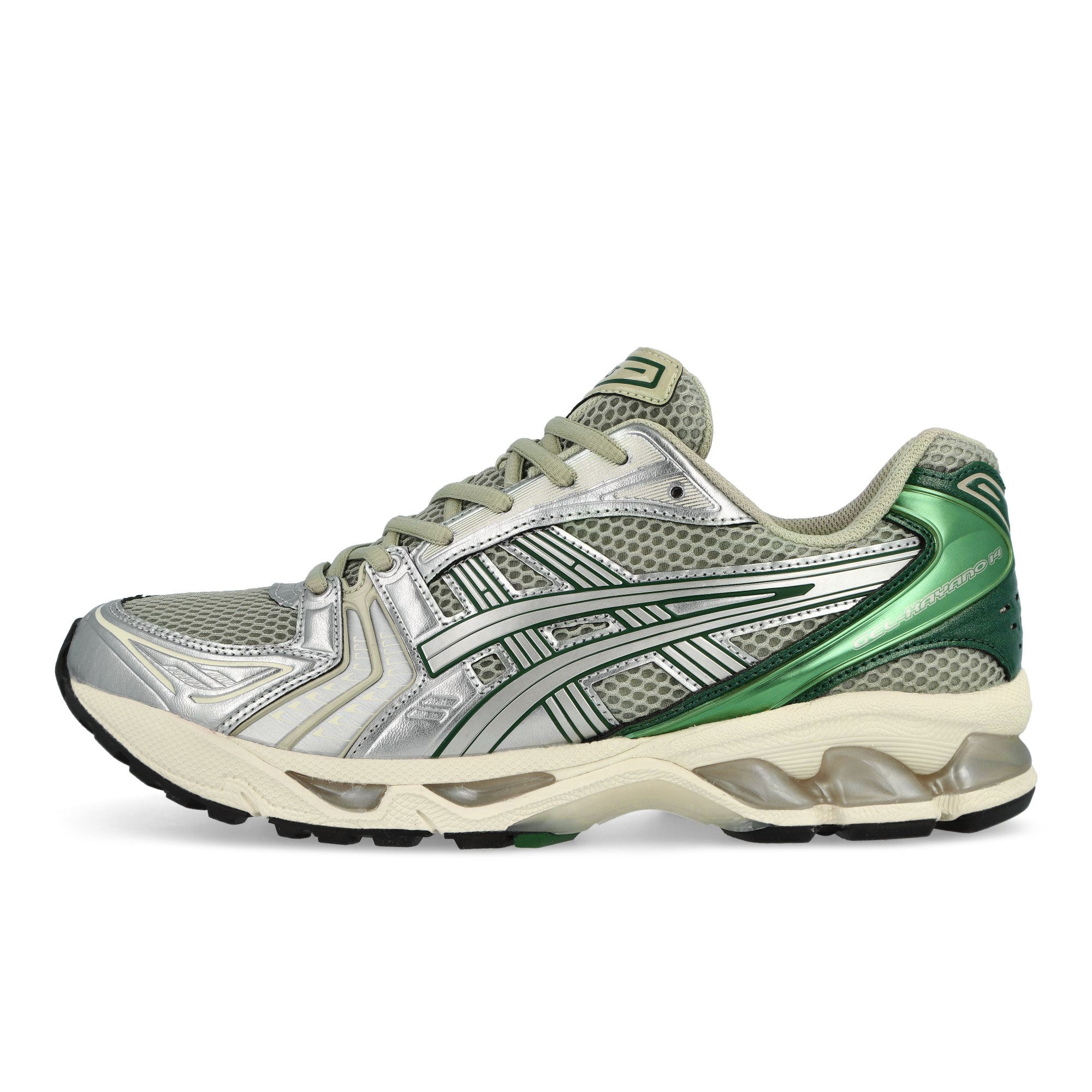 Asics Gel-Kayano 14 Dried Leaf Green / Pure Silver Low Top Sneakers 1203A537-300 | Overkill