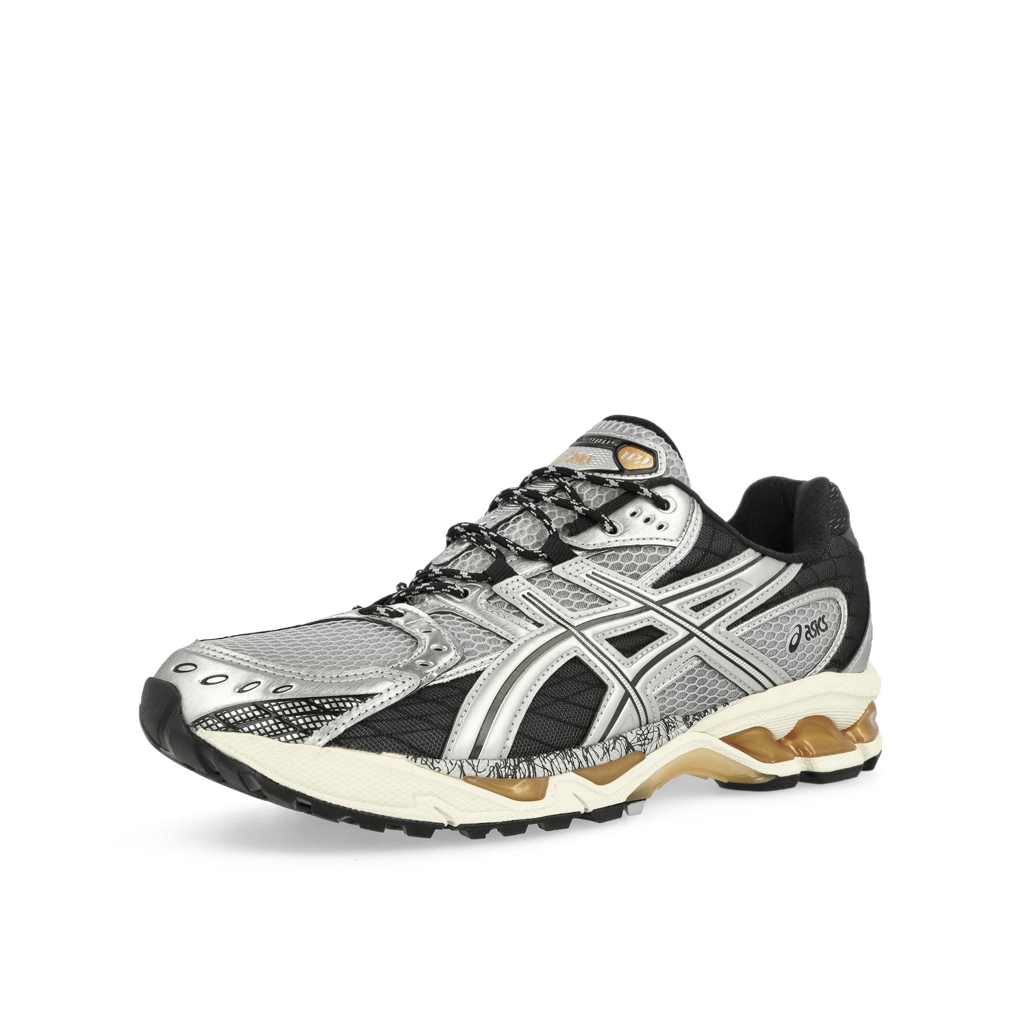 Asics Gel-Nimbus 10.1 Piedmont Grey / Pure Silver Low Top Sneakers  Close Up | Overkill