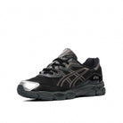 Asics Gel-NYC Black / Black Low Top Sneakers  Close Up | Overkill