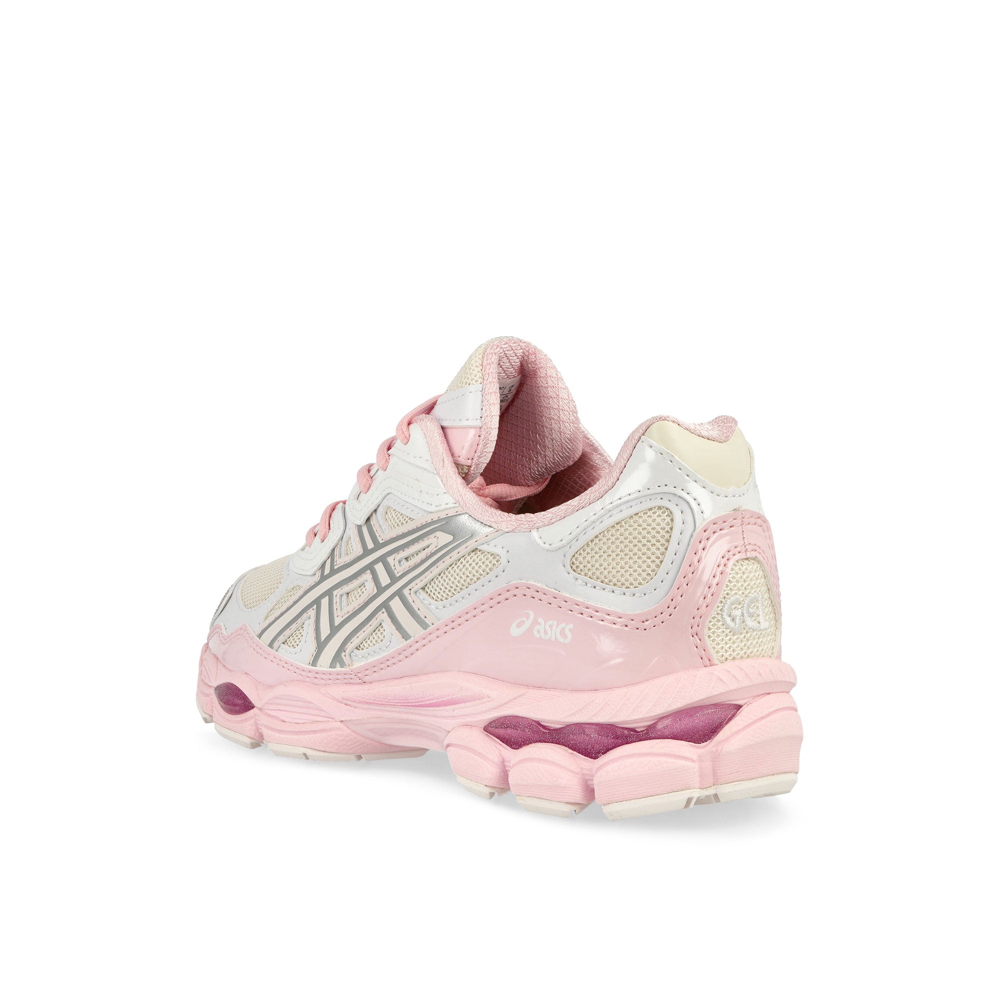 Asics Gel-NYC Cream / Pure Silver Low Top Sneakers  Material | Overkill