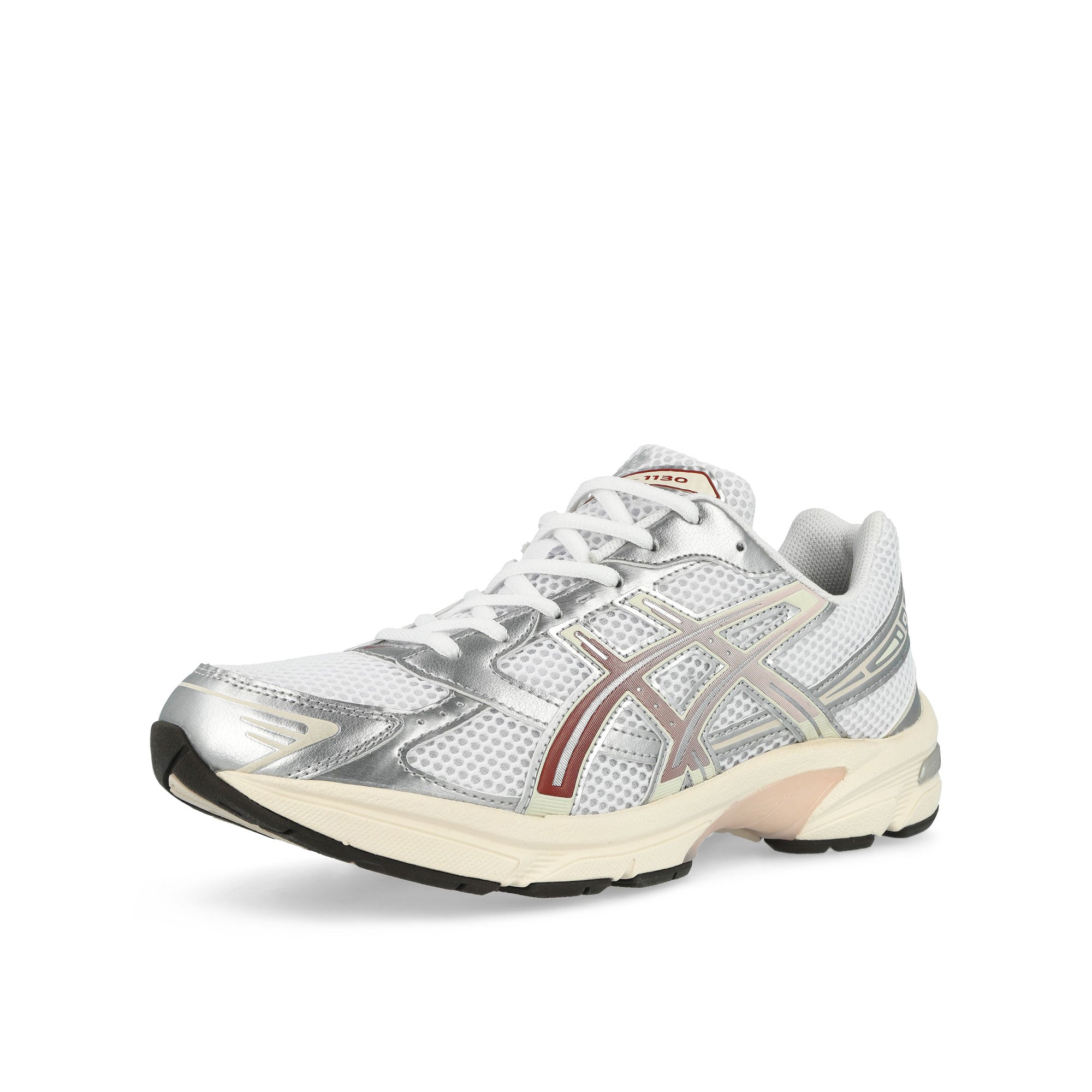 Asics Gel-1130 White / Rusted Rock Low Top Sneakers 1203A609-117 Close-up | Overkill
