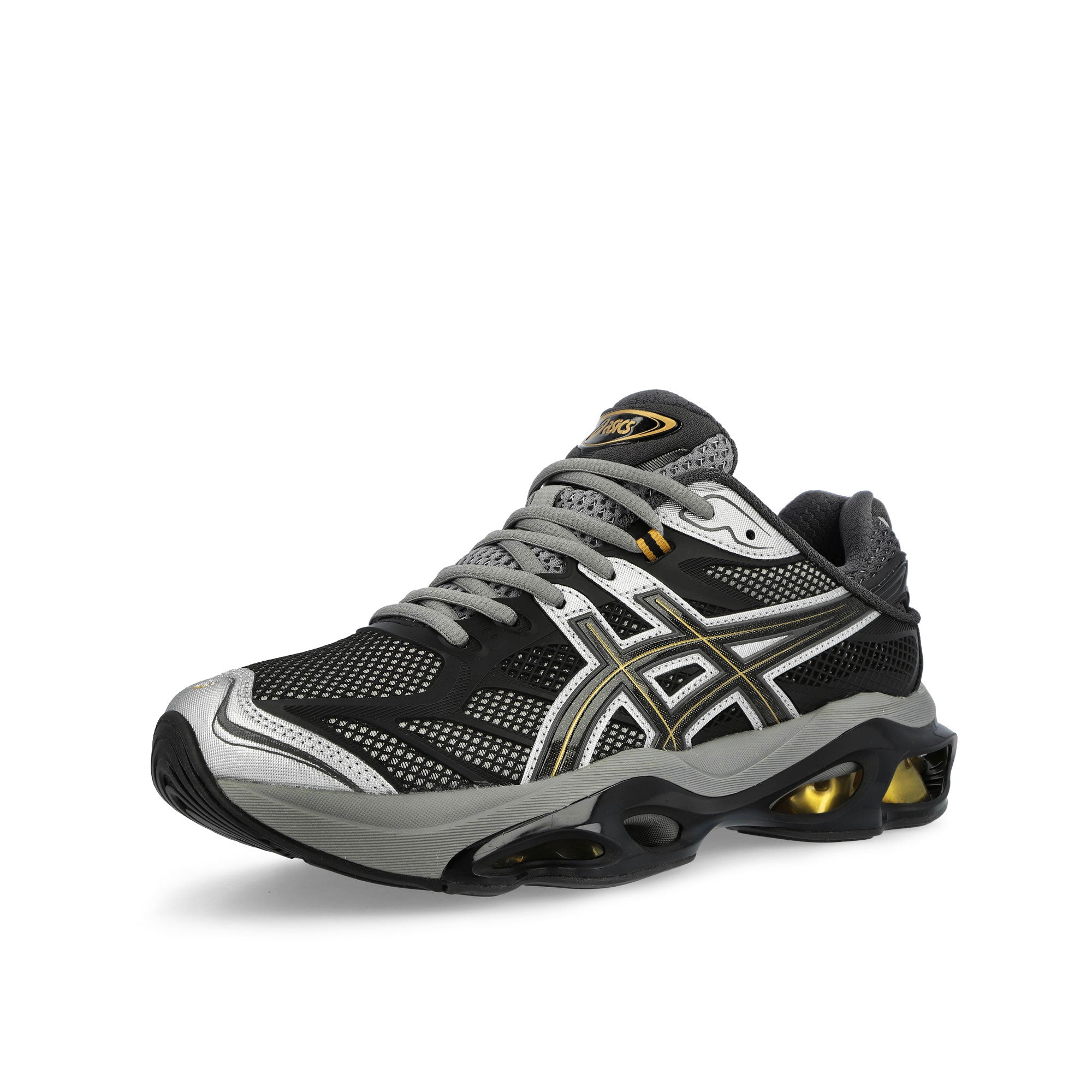 Asics Gel-Kinetic 2.0 Clay Grey / Black Low Top Sneakers 1203A678-023 Close-up | Overkill
