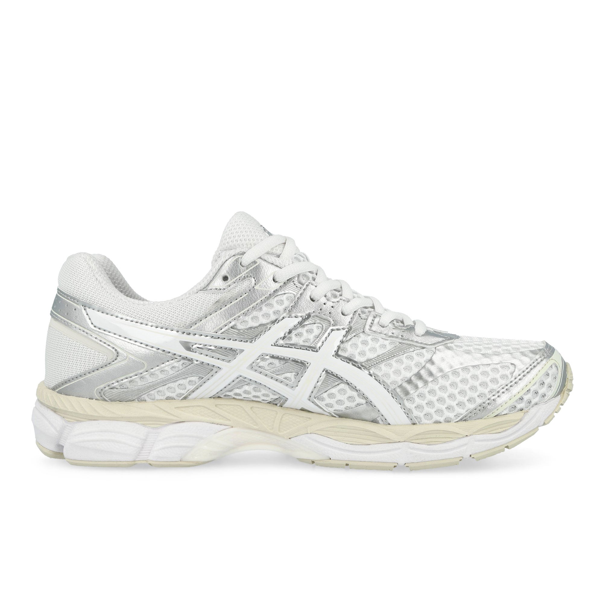 Asics Gel-Cumulus 16 White / White Sneaker 1203A733-102 Silhouette | Overkill
