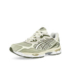 Asics Gel-NYC Khaki / Pure Silver Low Top Sneakers 1203A739-302 Close-up | Overkill
