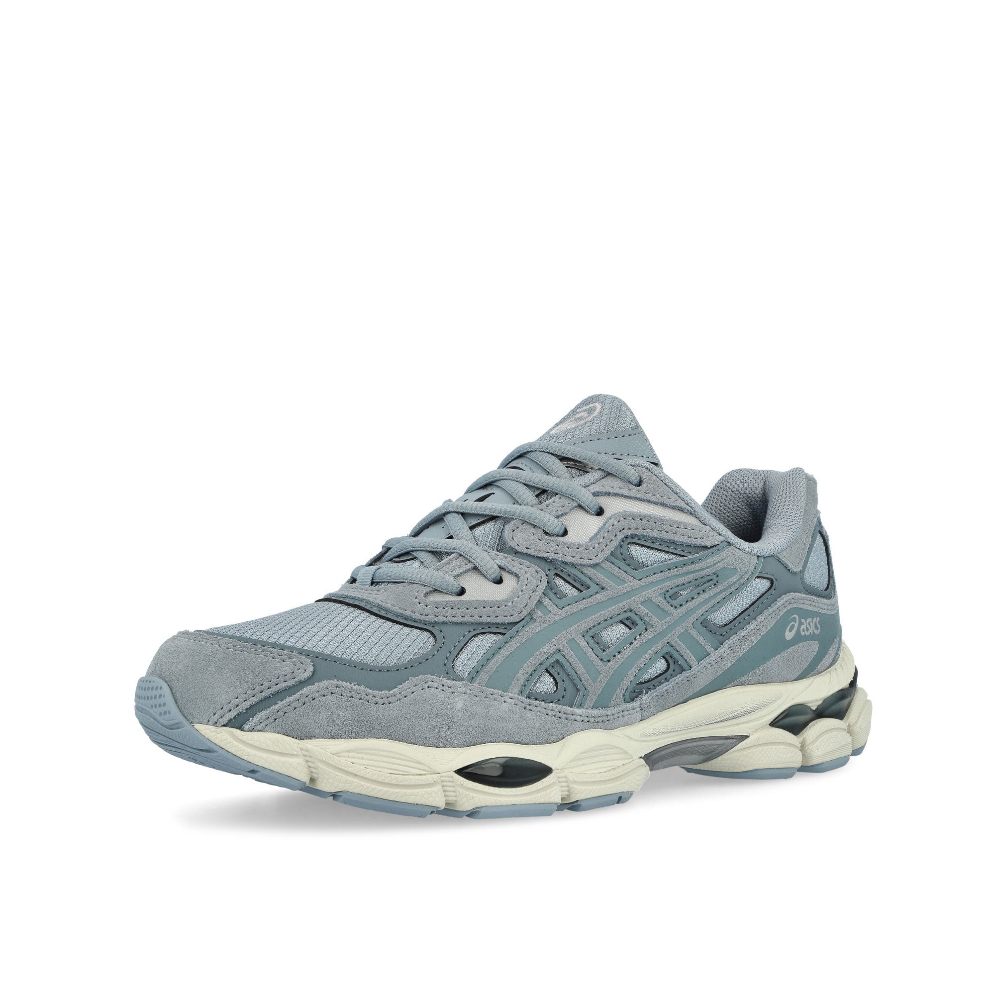 Asics Gel-NYC Dolphin Grey / Fjord Grey Low Top Sneakers 1203A739-400 Close-up | Overkill