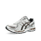 Asics Gel-Kayano 12.1 White / Graphite Grey Low Top Sneakers 1203A759-104 Close-up | Overkill
