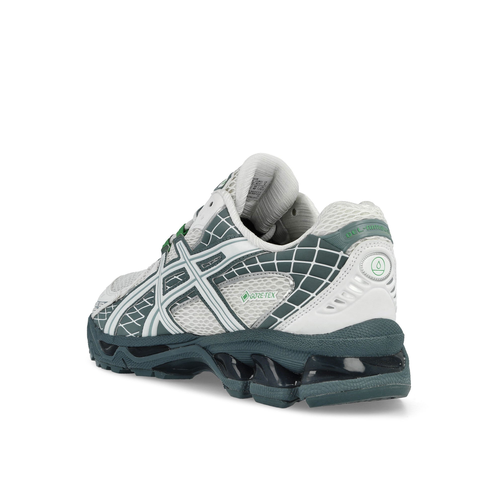 Asics Gel-Nimbus 10.1 GTX White / Fjord Grey Low Top Sneakers 1203A760-100 Material | Overkill