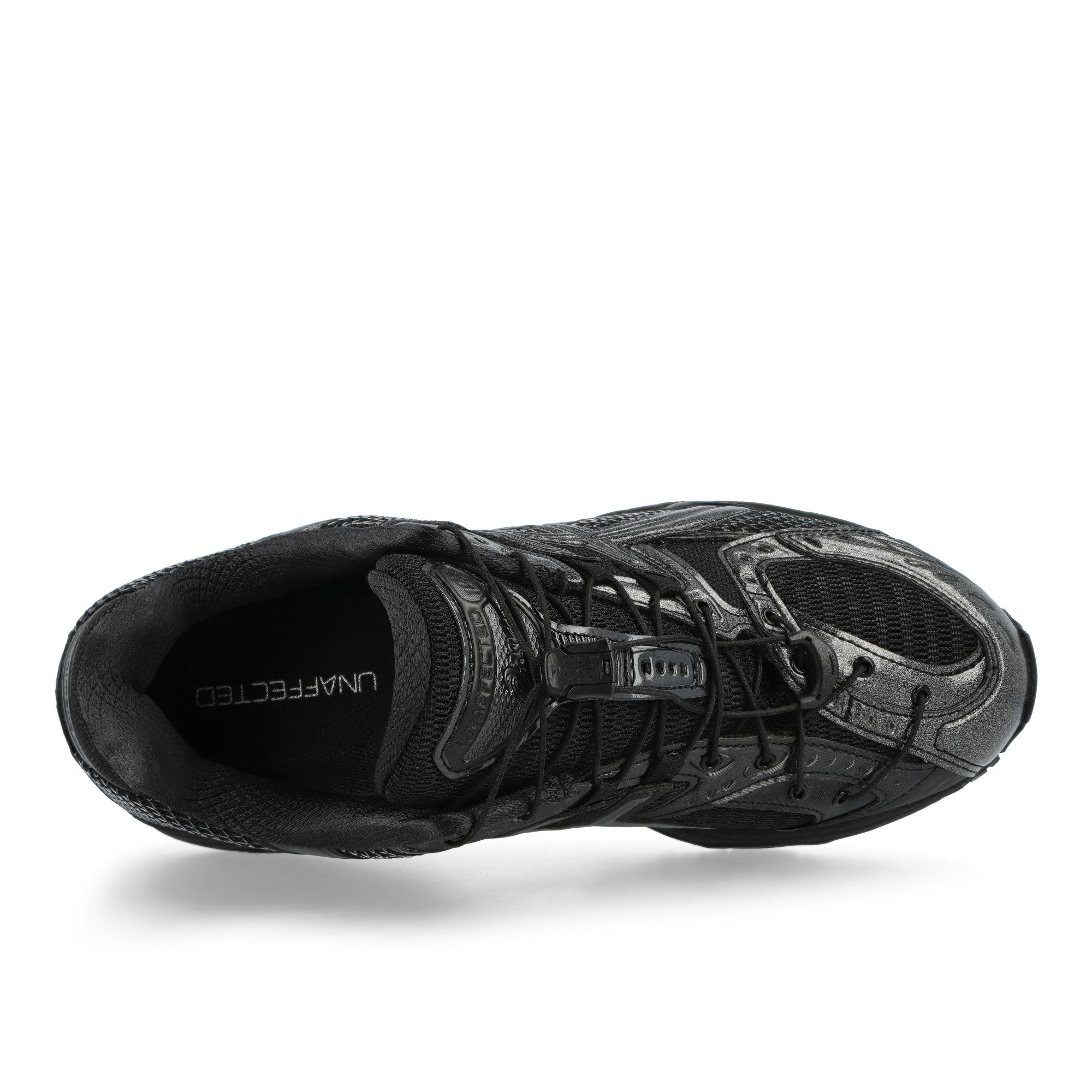 Unaffected x Asics Gel-Nimbus 10.1  Black / Black Low Top Sneakers 1203A836-001 Detail View 2 | Overkill
