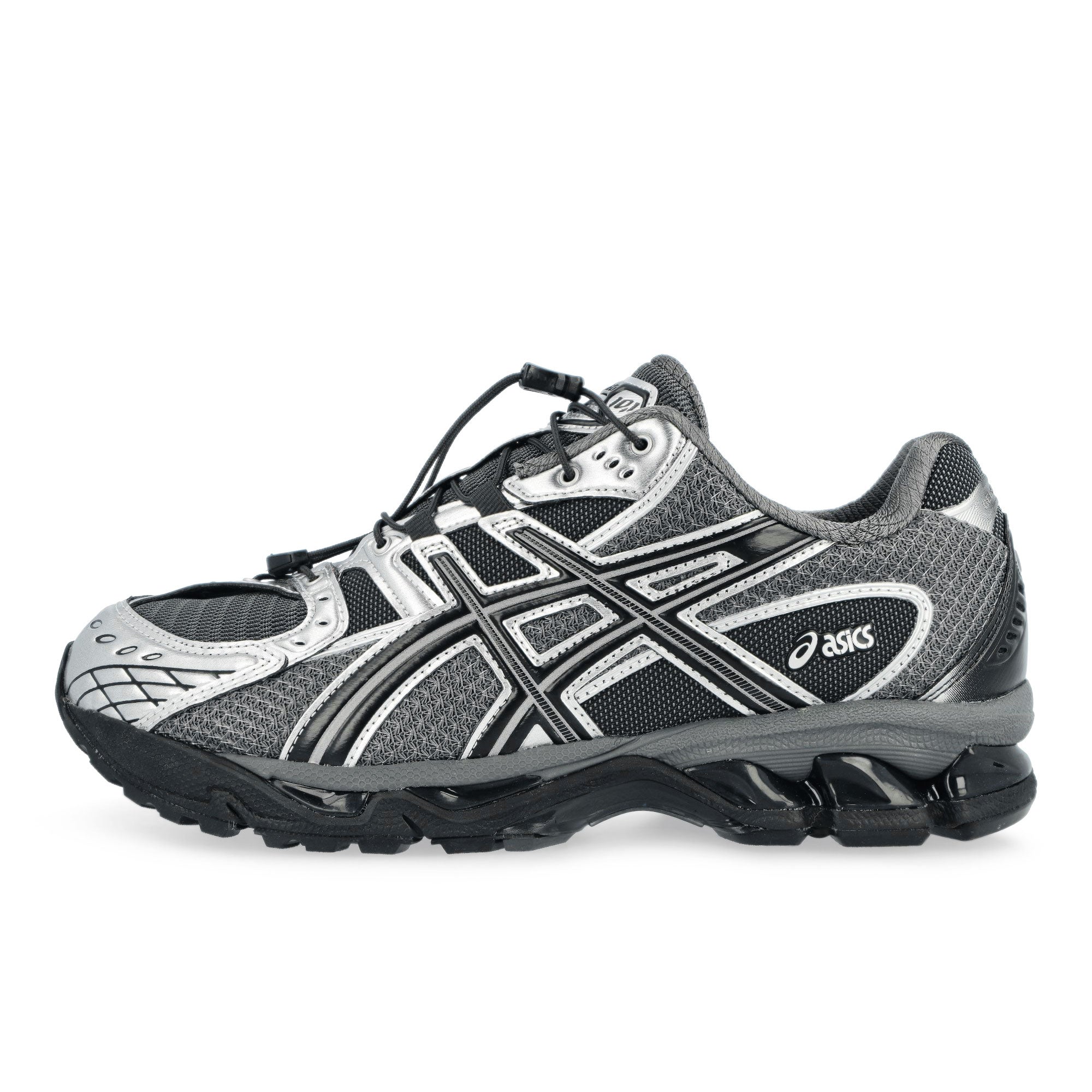 Unaffected x Asics Gel-Nimbus 10.1 Silver / Black Low Top Sneakers 1203A836-020 | Overkill
