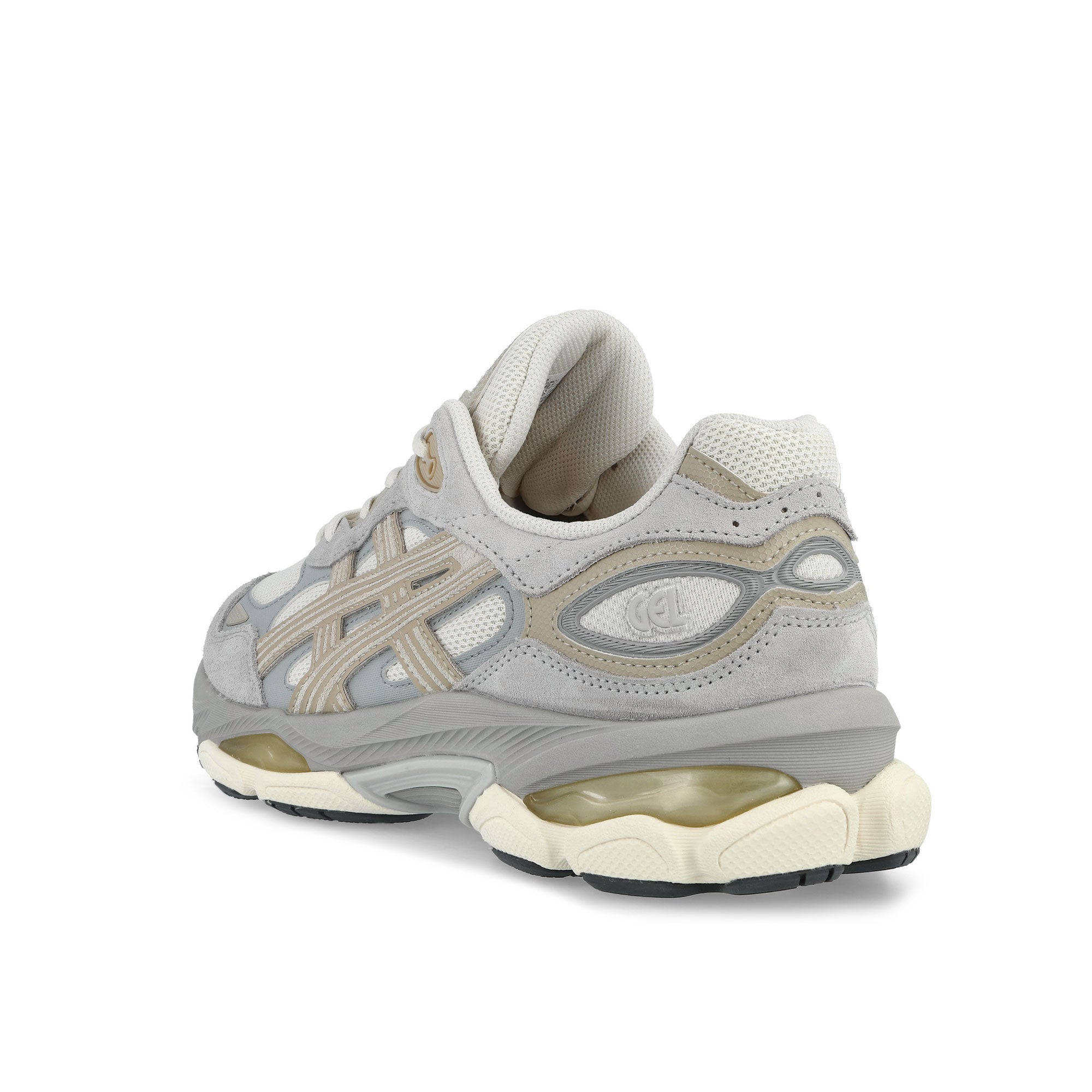 Asics Gel-NYC 2.0 Cream / Concrete Low Top Sneakers 1203A895-100 Material | Overkill
