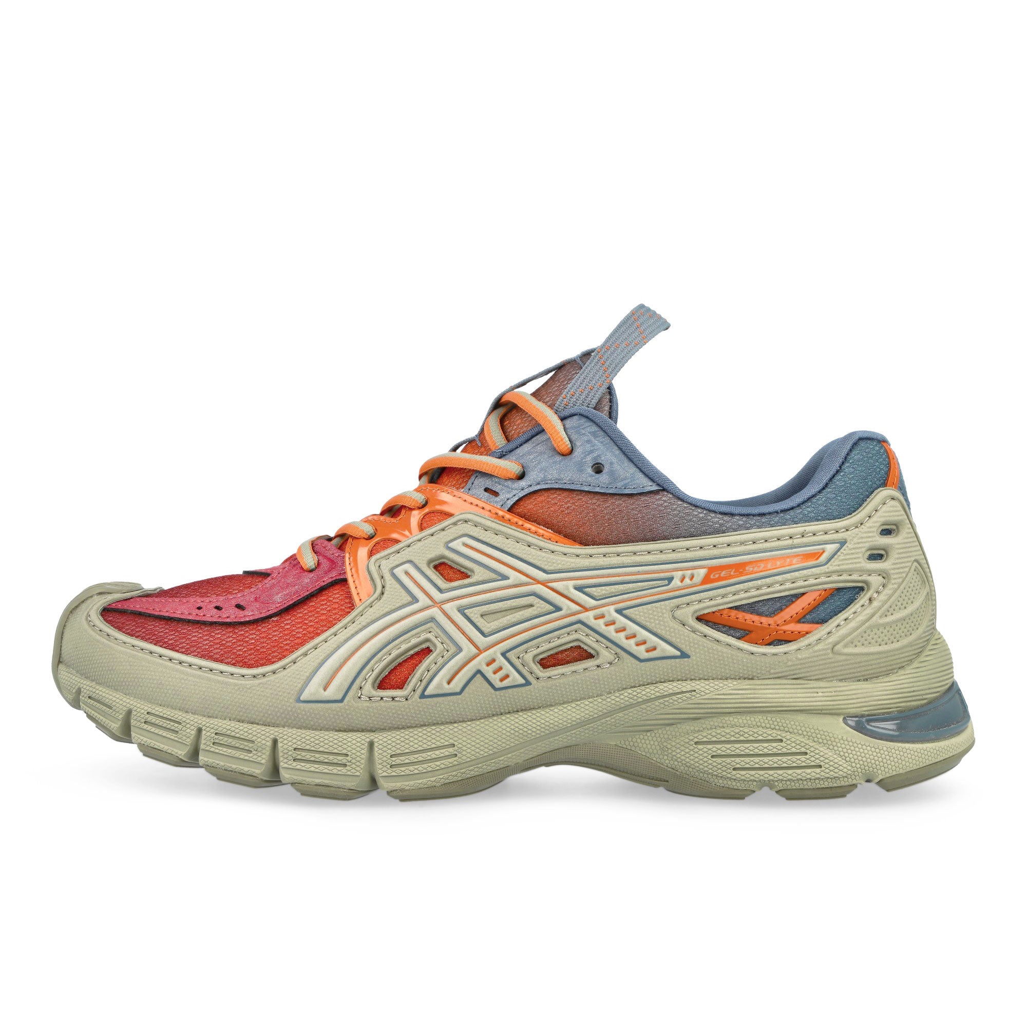 Asics UB13-S GEL-SD-LYTE Olive Grey / Rust Orange Low Top Sneakers 1203A972-301 | Overkill
