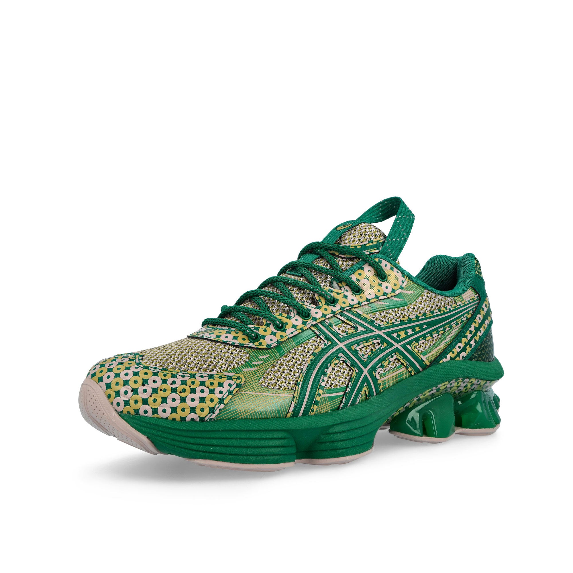 Asics  US7-S Gel-Kenetic Fluent  Watershed Rose / Kale Low Top Sneakers 1203A973-700 Close-up | Overkill
