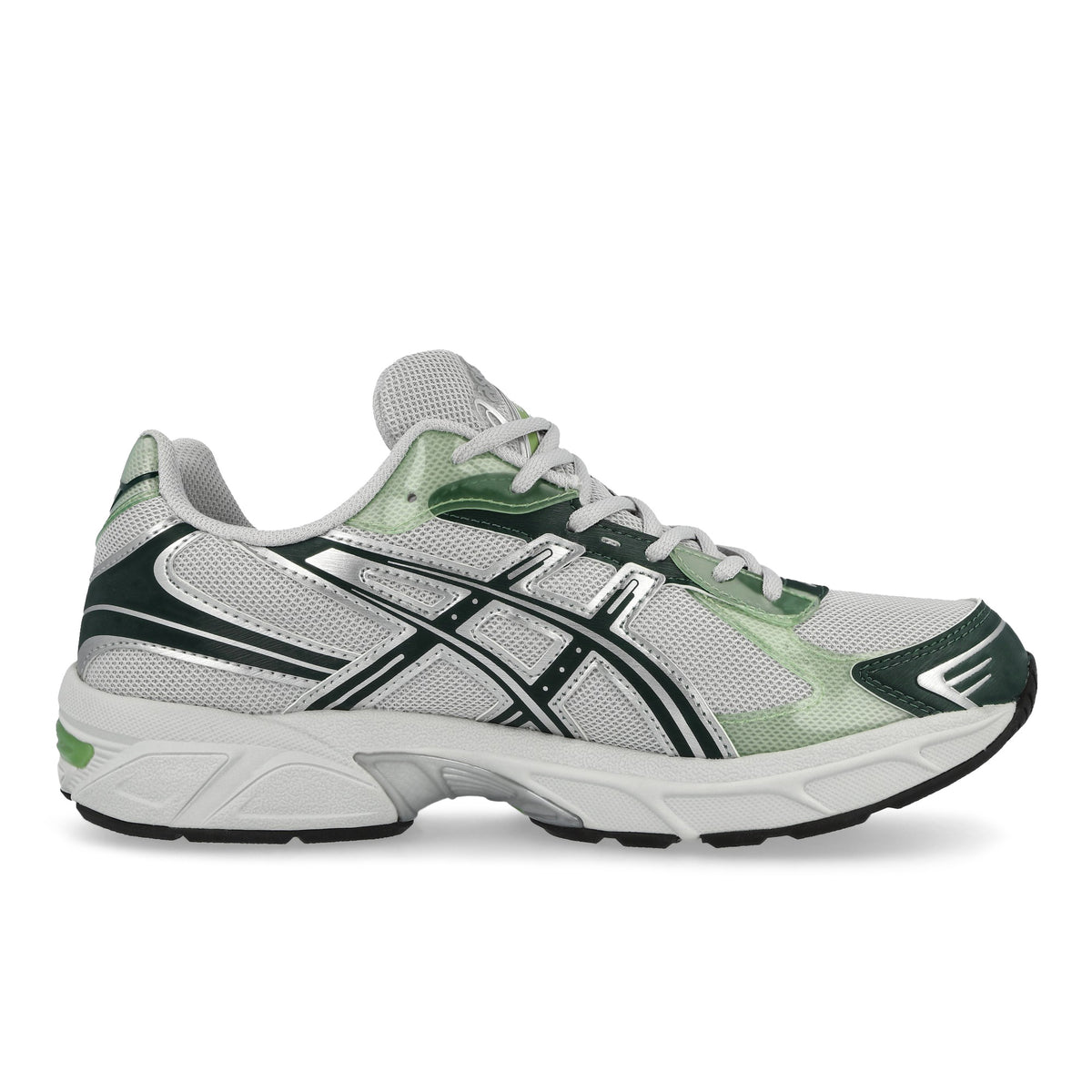 Asics  Gel-1130 Concrete / Evergreen Low Top Sneakers 1203B077-020 Silhouette | Overkill
