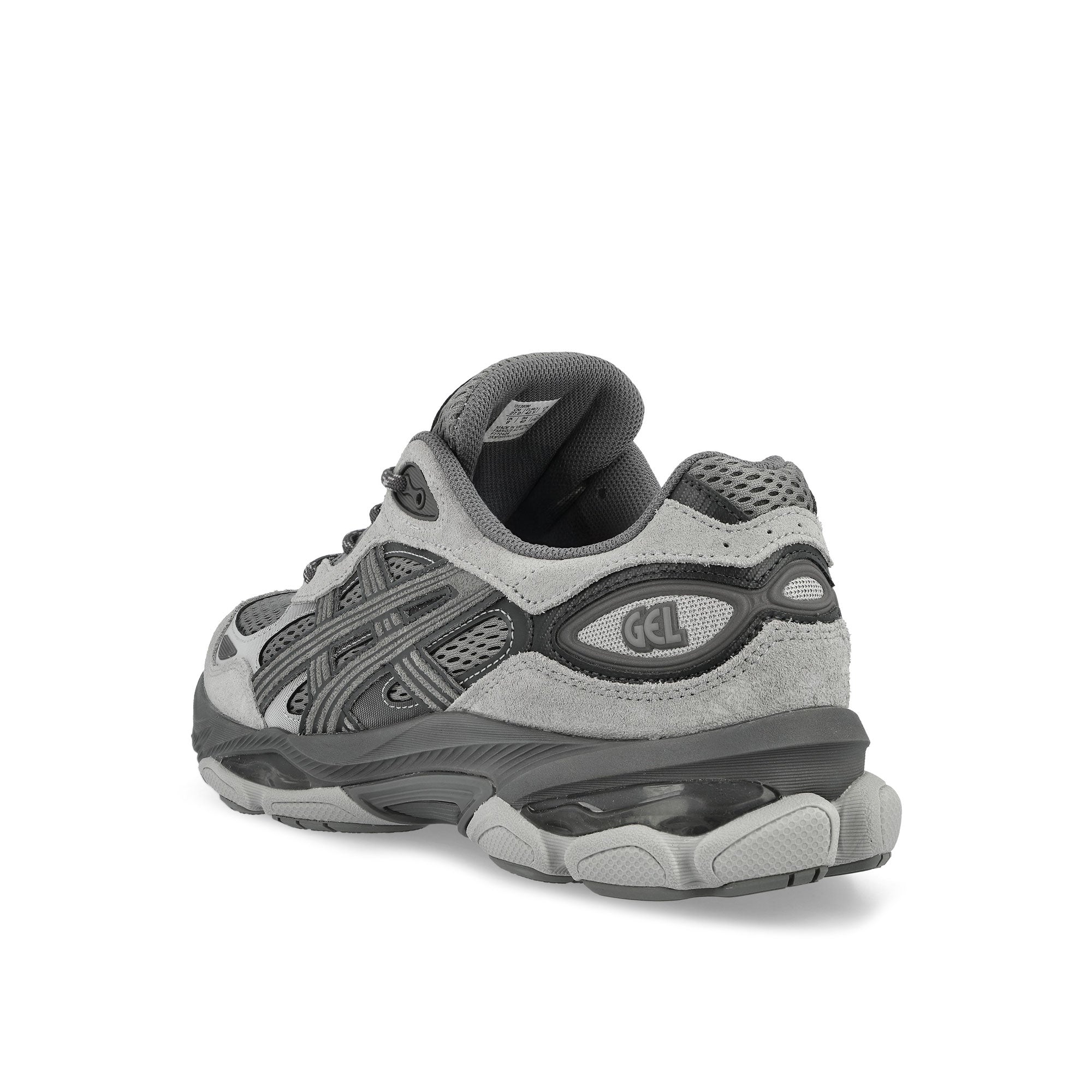Asics Gel-NYC 2.0 Clay Gray / Cement Grey Low Top Sneakers 1203B080-020 Material | Overkill
