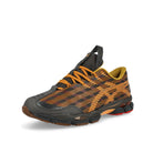 Asics US8-S GEL-SJ33 Black Coffee / Orange Lily Low Top Sneakers 1203B116-200 Close-up | Overkill
