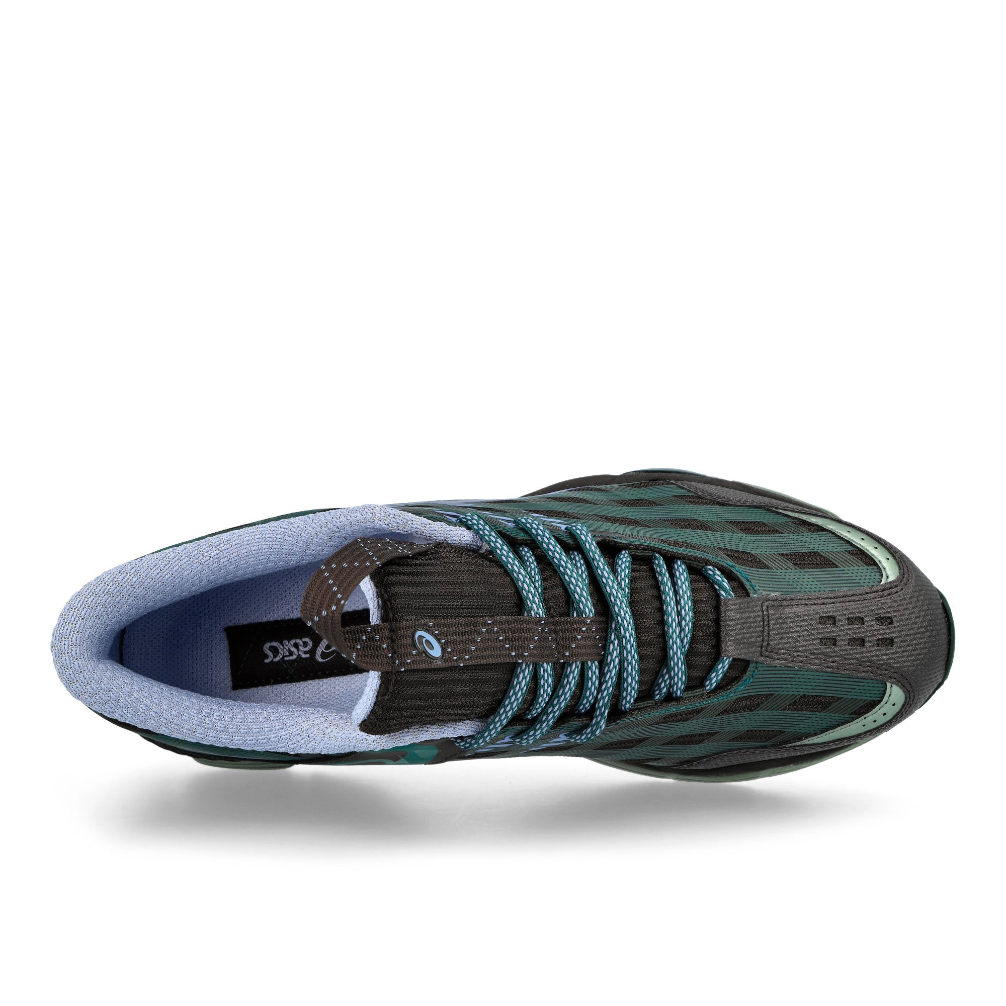 Asics US8-S GEL-SJ33 Roasted Coffee / Periwinkle Blue Low Top Sneakers 1203B116-201 Detailfoto | Overkill
