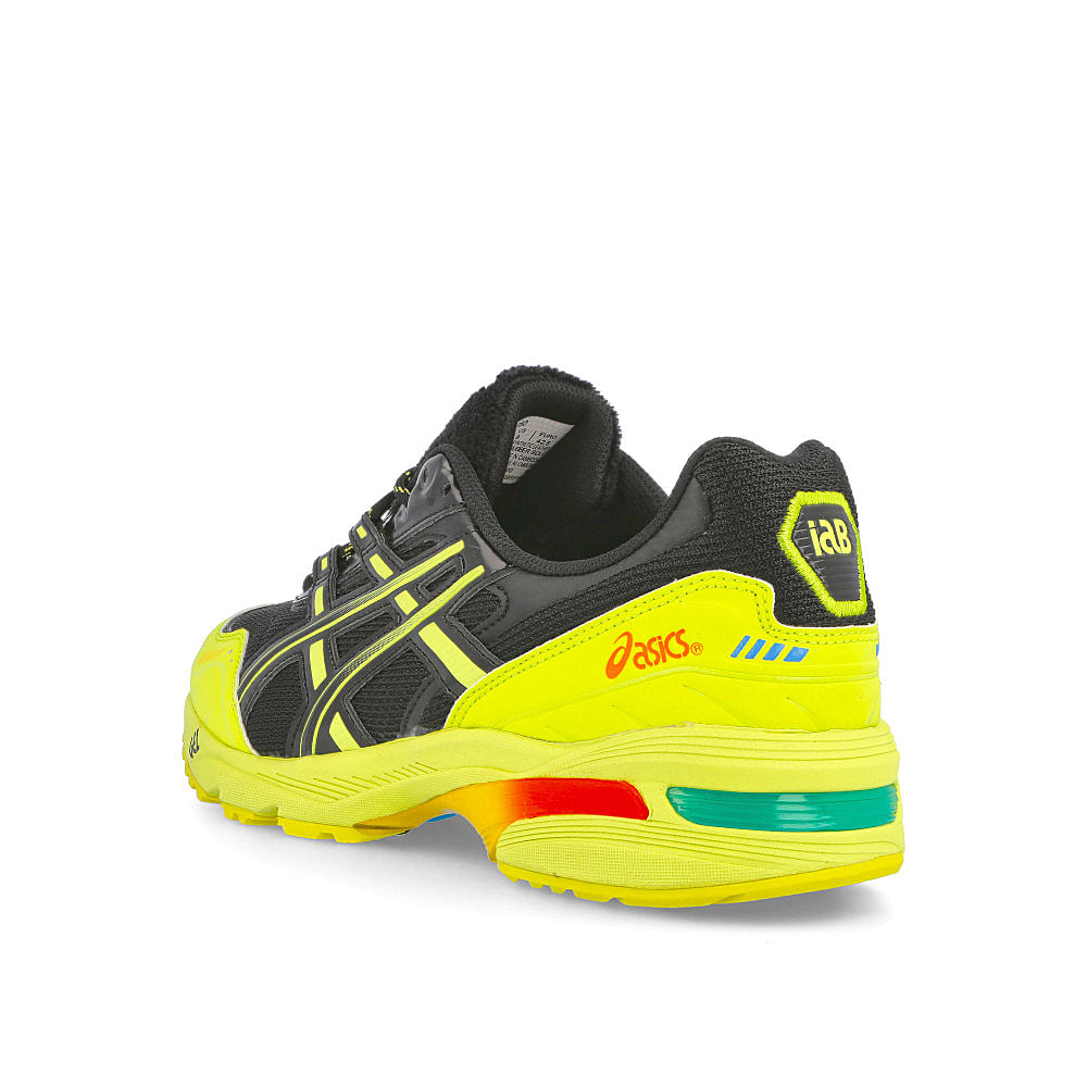 Asics IAB Studios x Asics Gel-1090 Black-Lime Zest Sneakers  Material | Overkill