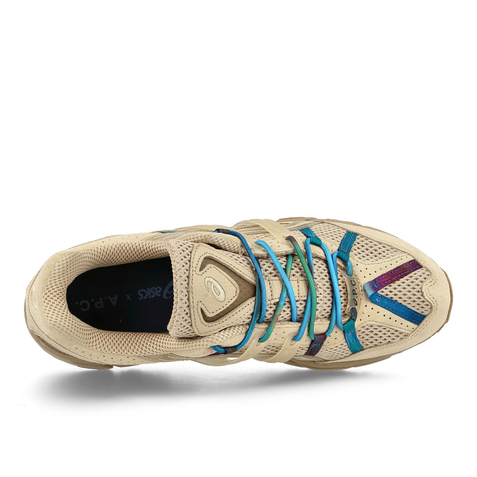Asics A.P.C.x Asics Gel-Sonoma 15-50 Dune-Dune Low Top Sneakers  Detailfoto | Overkill