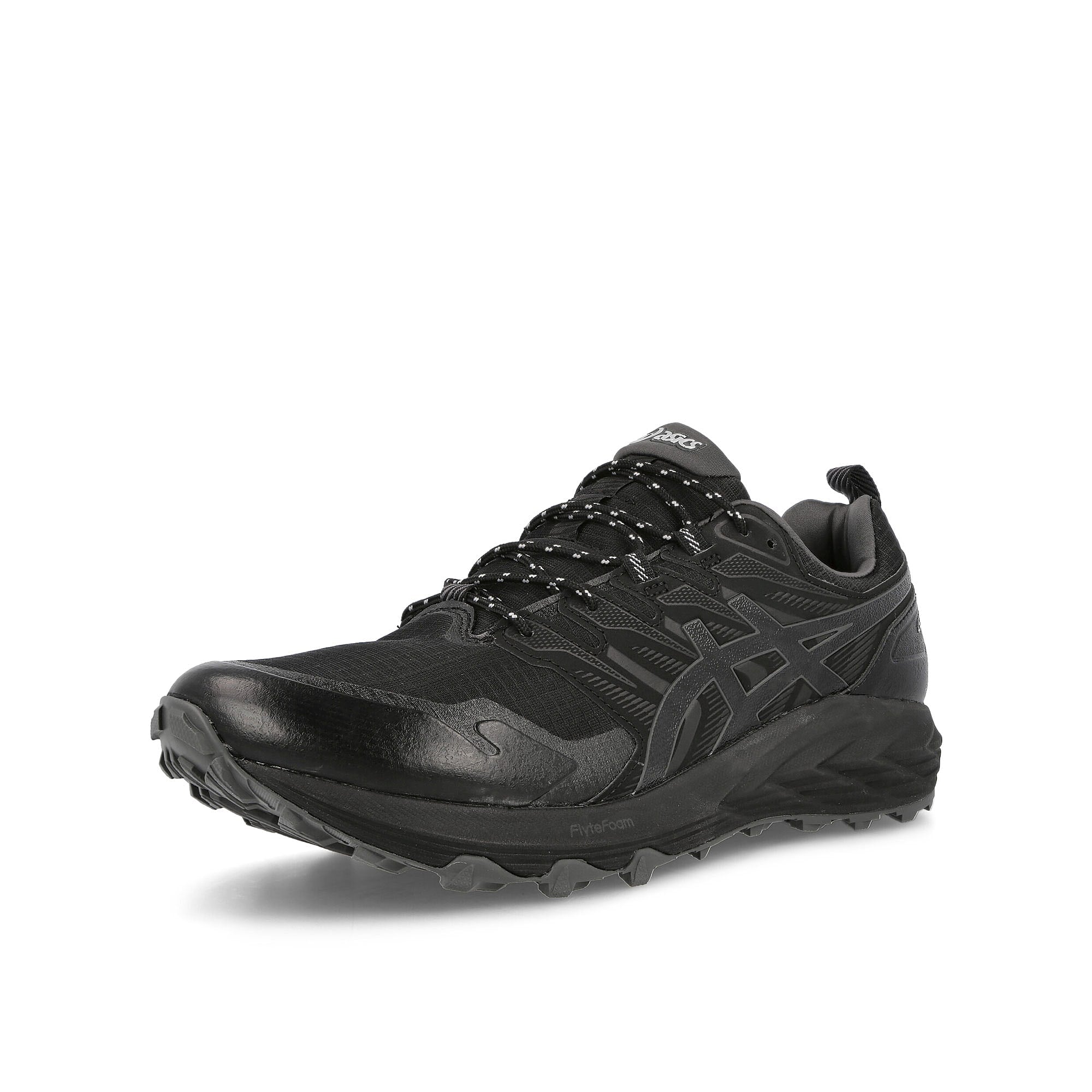 Asics Gel-Trabuco Terra SPS Black-Dark Grey Low Top Sneakers  Close Up | Overkill