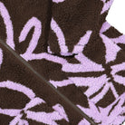 Obey Portions Sherpa Jacket Java Brown Multi Fleece Jackets Detailfoto | Overkill