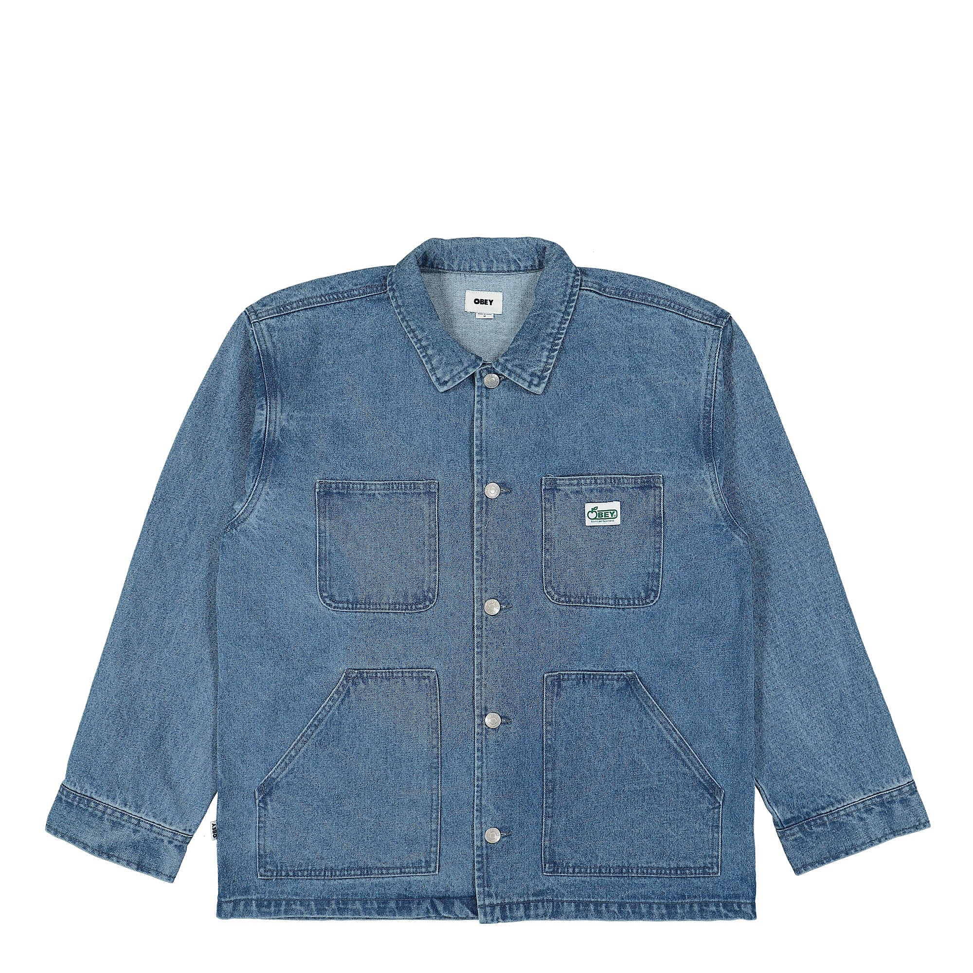 Obey Trenton Chore Jacket Light Indigo Jackets 121800559-LIN | Overkill