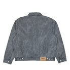 Obey Workman Zip Jacket Black Wrinkle Wash Jackets 121800599 Close-up | Overkill