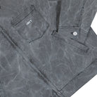 Obey Workman Zip Jacket Black Wrinkle Wash Jackets 121800599 Detail View 1 | Overkill